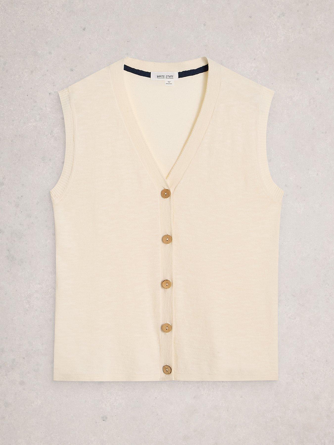  image of white-stuff-nova-linen-blend-tank