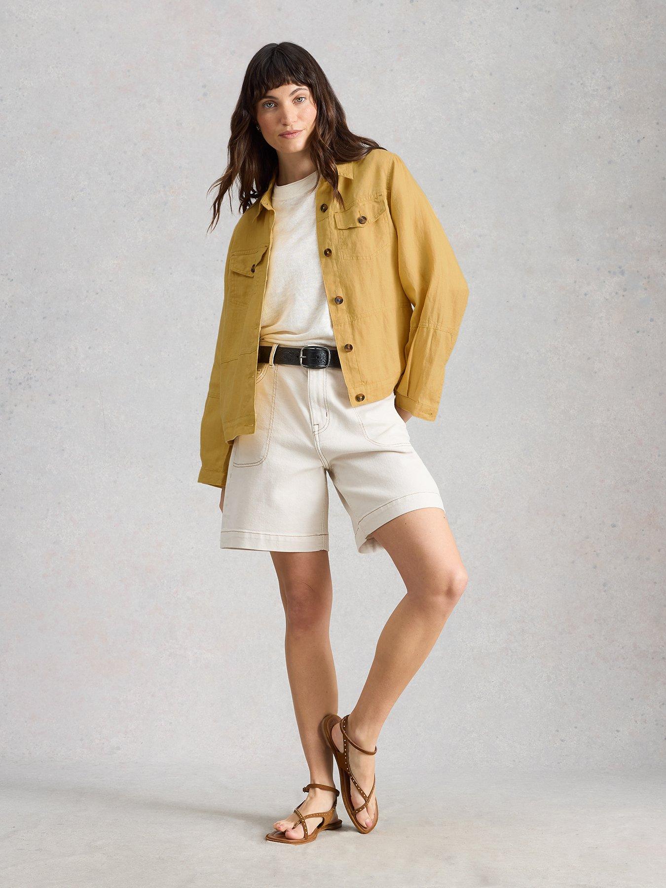 Image 3 of 6 of White Stuff Camille Linen Jacket