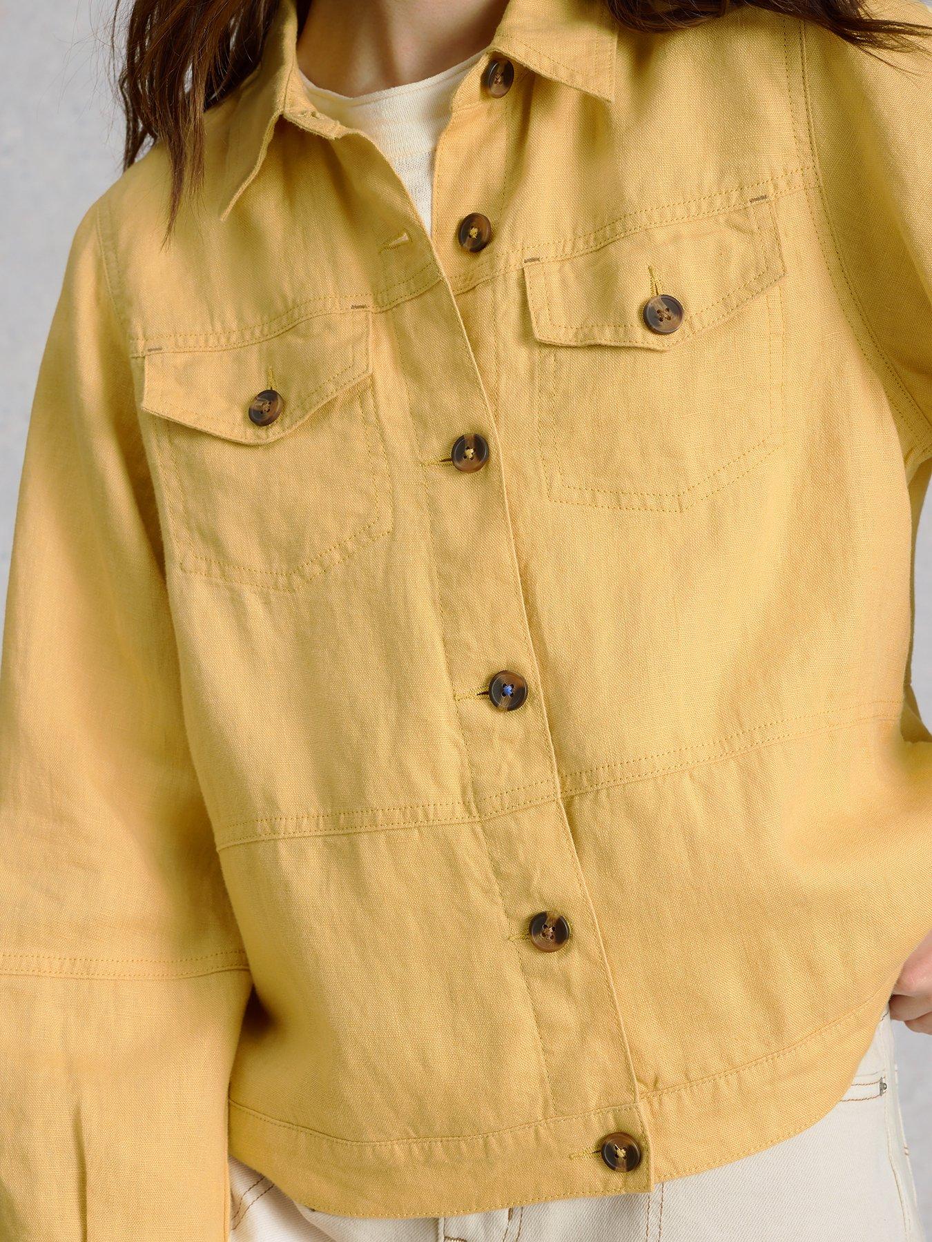 Image 4 of 6 of White Stuff Camille Linen Jacket