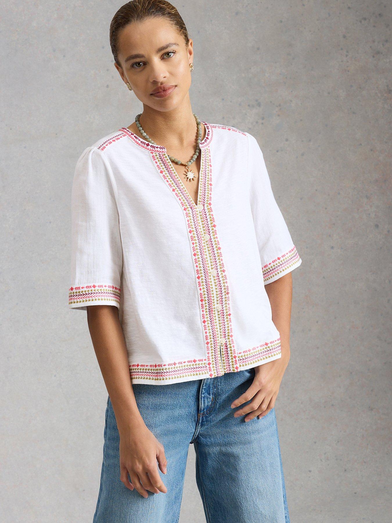  image of white-stuff-lizzie-embroidered-top