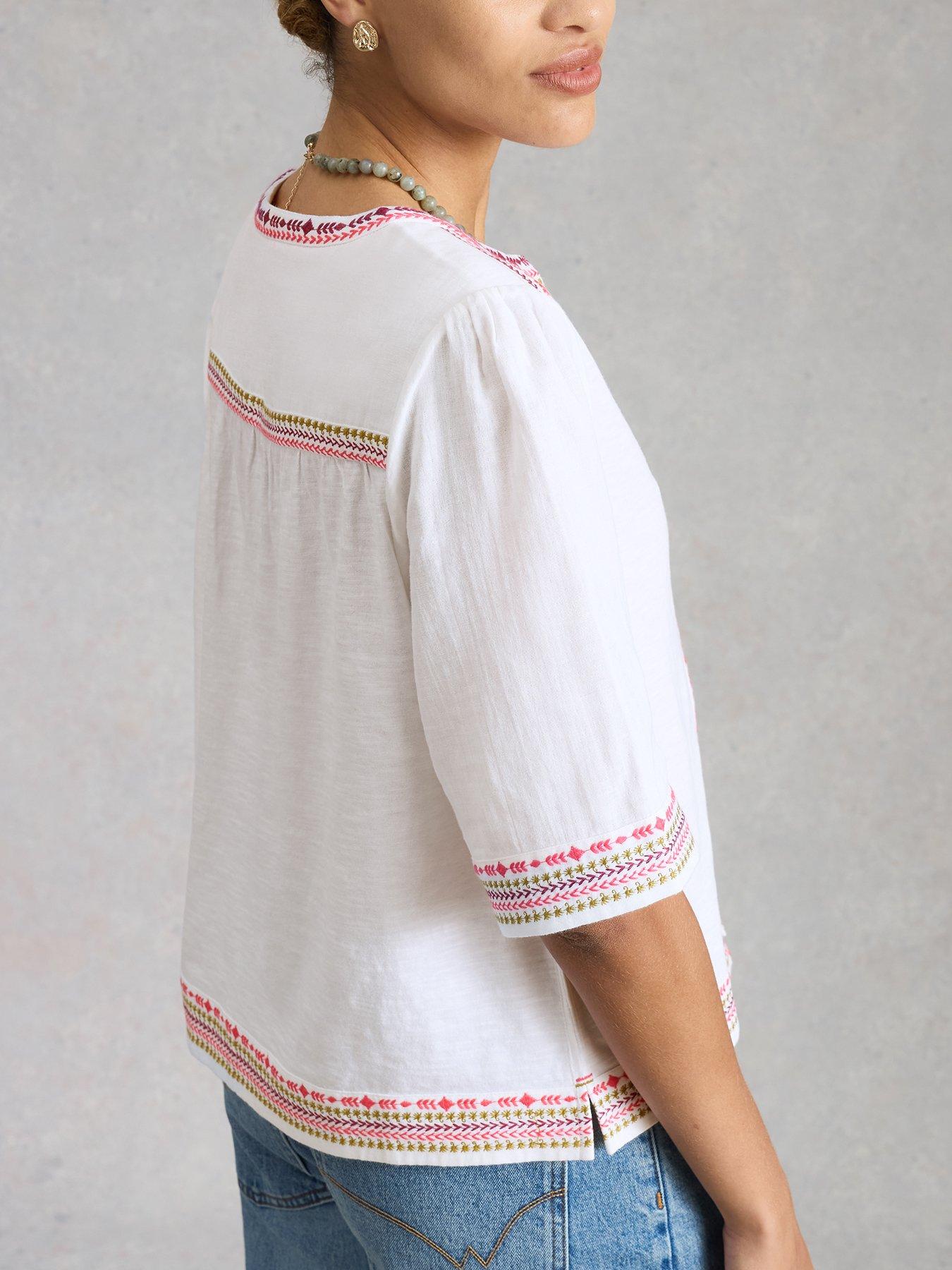  image of white-stuff-lizzie-embroidered-top