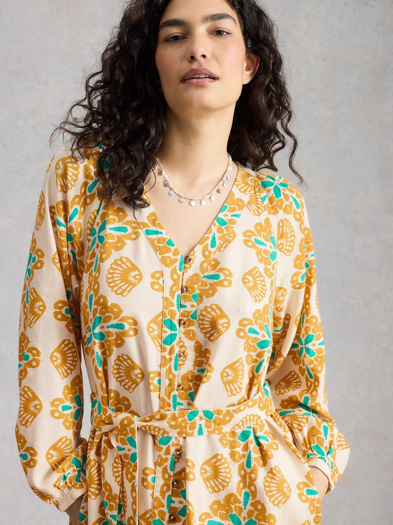  image of white-stuff-petra-linen-blend-dress