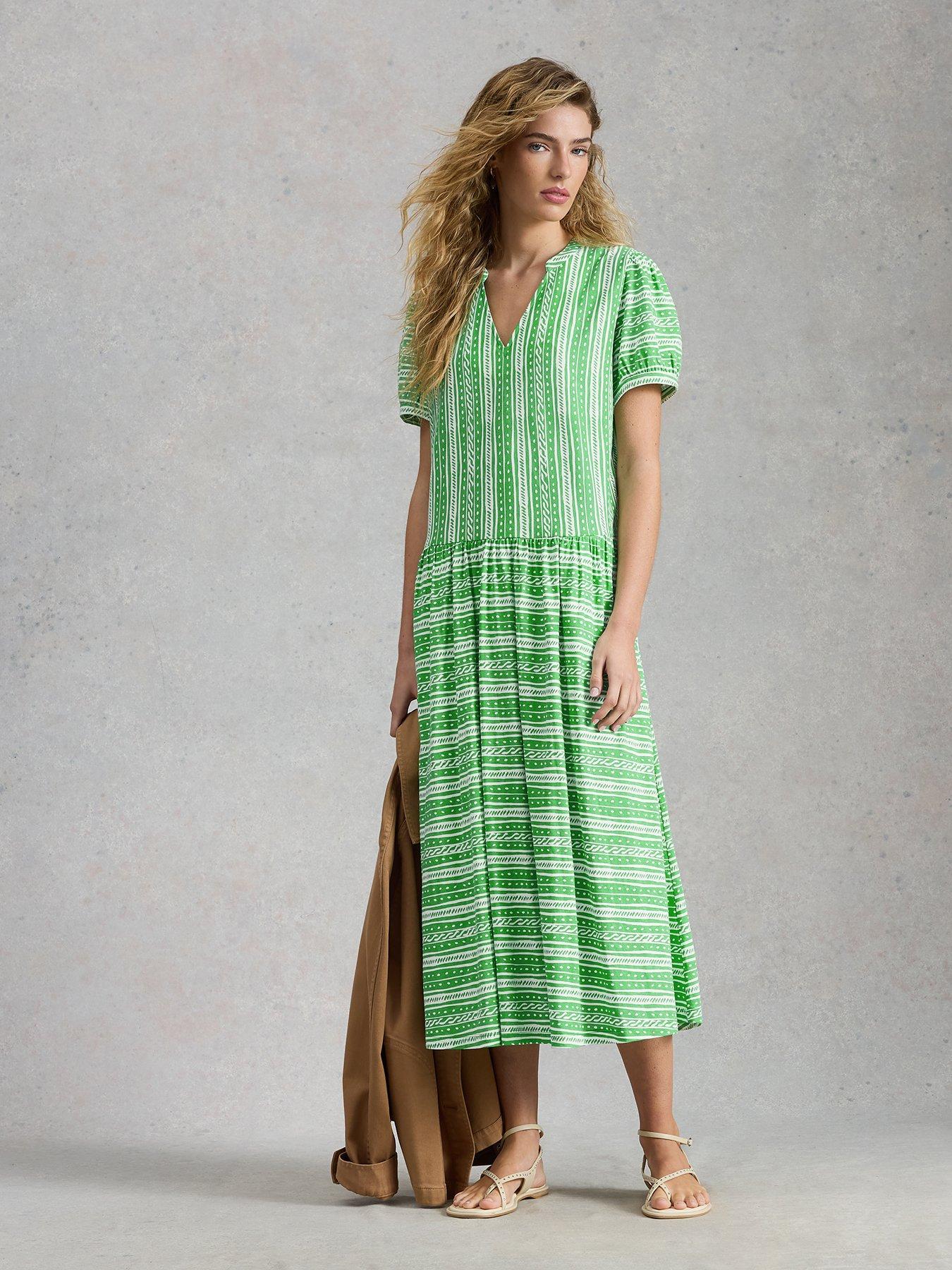 Image 1 of 6 of White Stuff Leah Jersey Dress