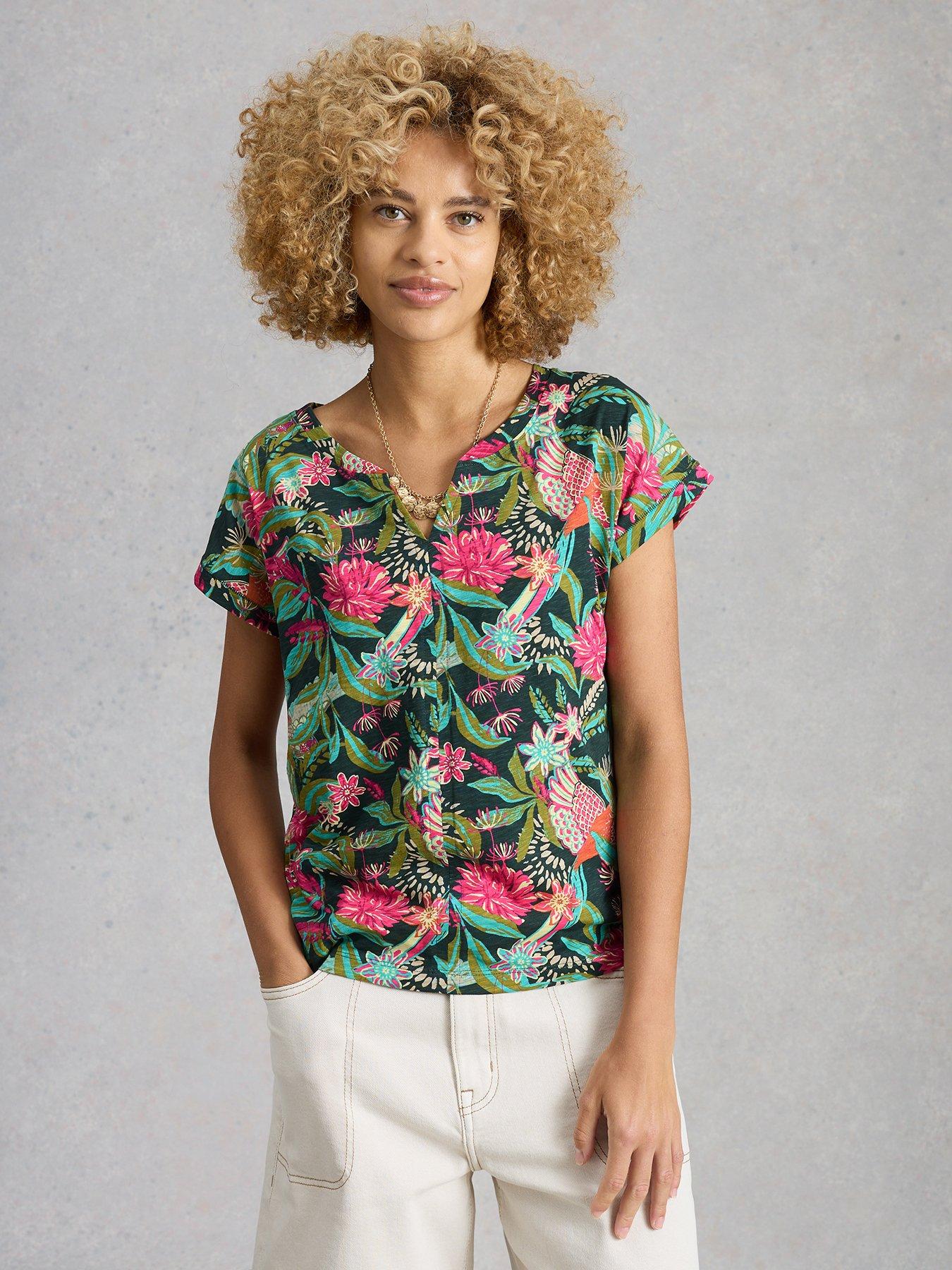 White Stuff Nelly Notch Neck Tee