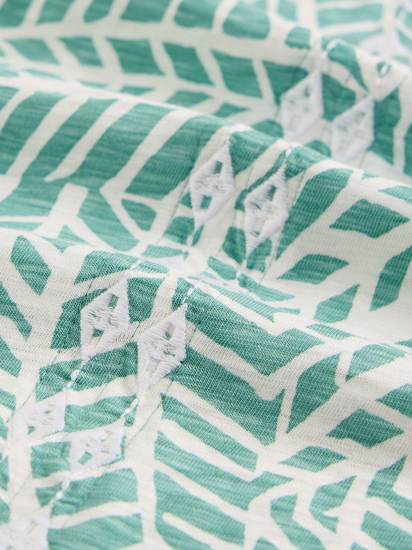  image of white-stuff-nelly-print-embroidered-tee