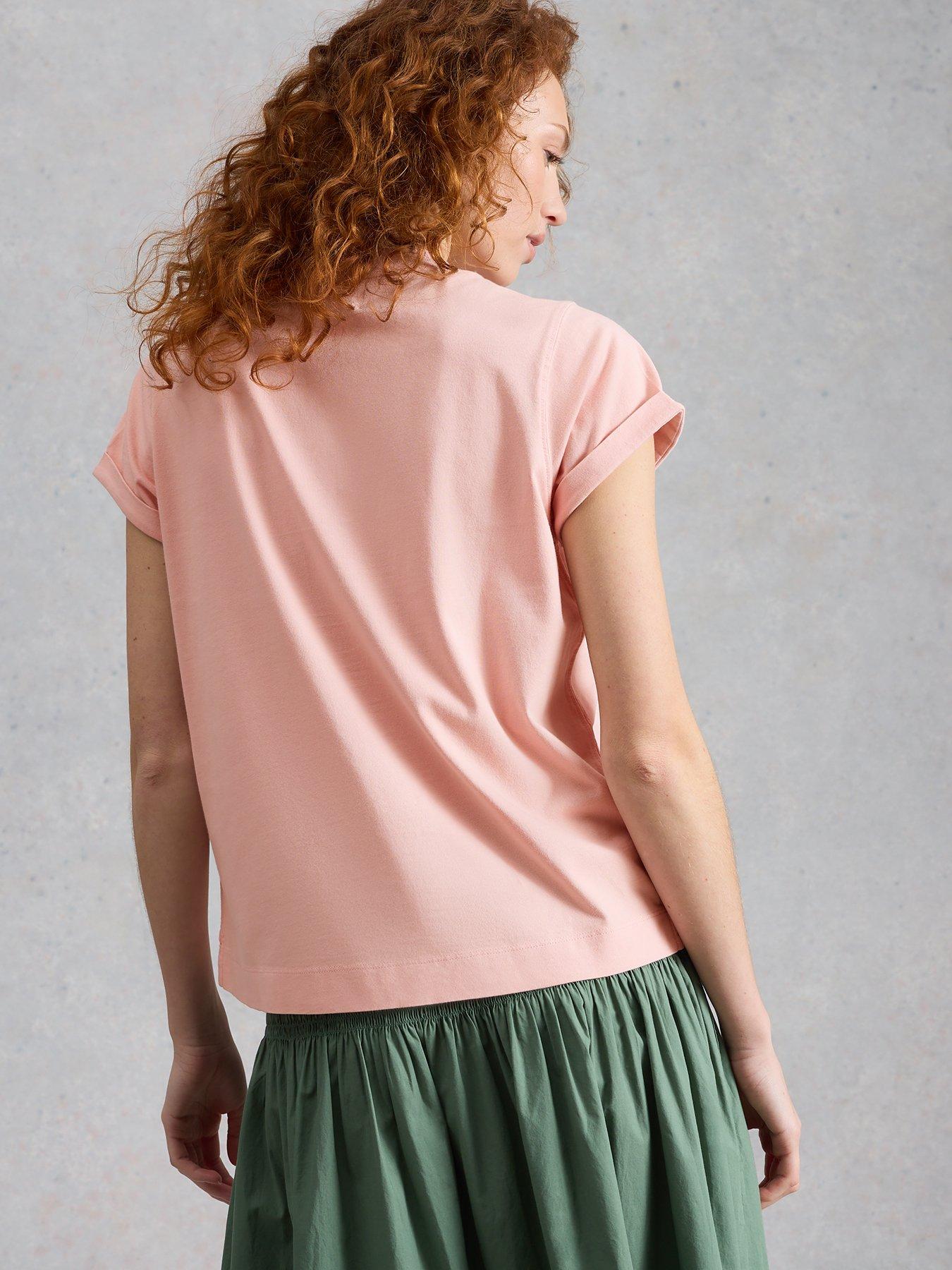 Image 2 of 6 of White Stuff Gina T-Shirt - Pink