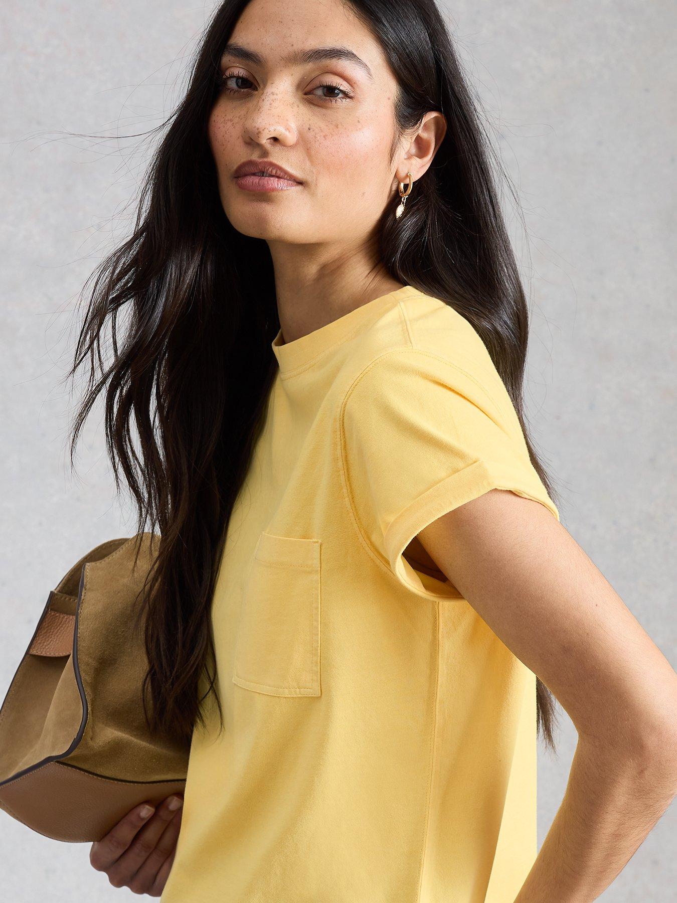 Image 4 of 6 of White Stuff Gina Tee - Yellow