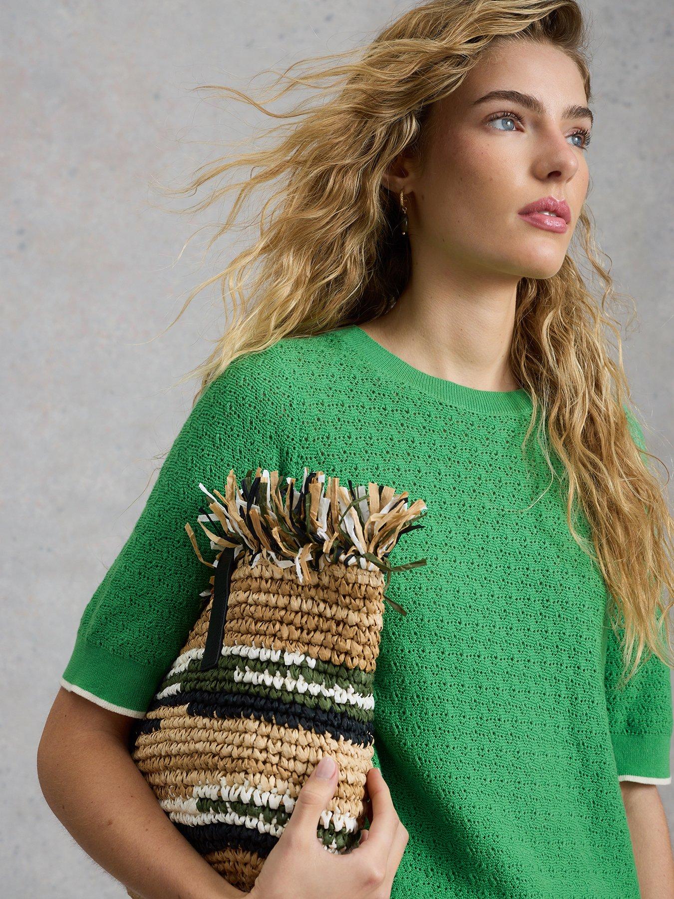  image of white-stuff-holly-pointelle-tee