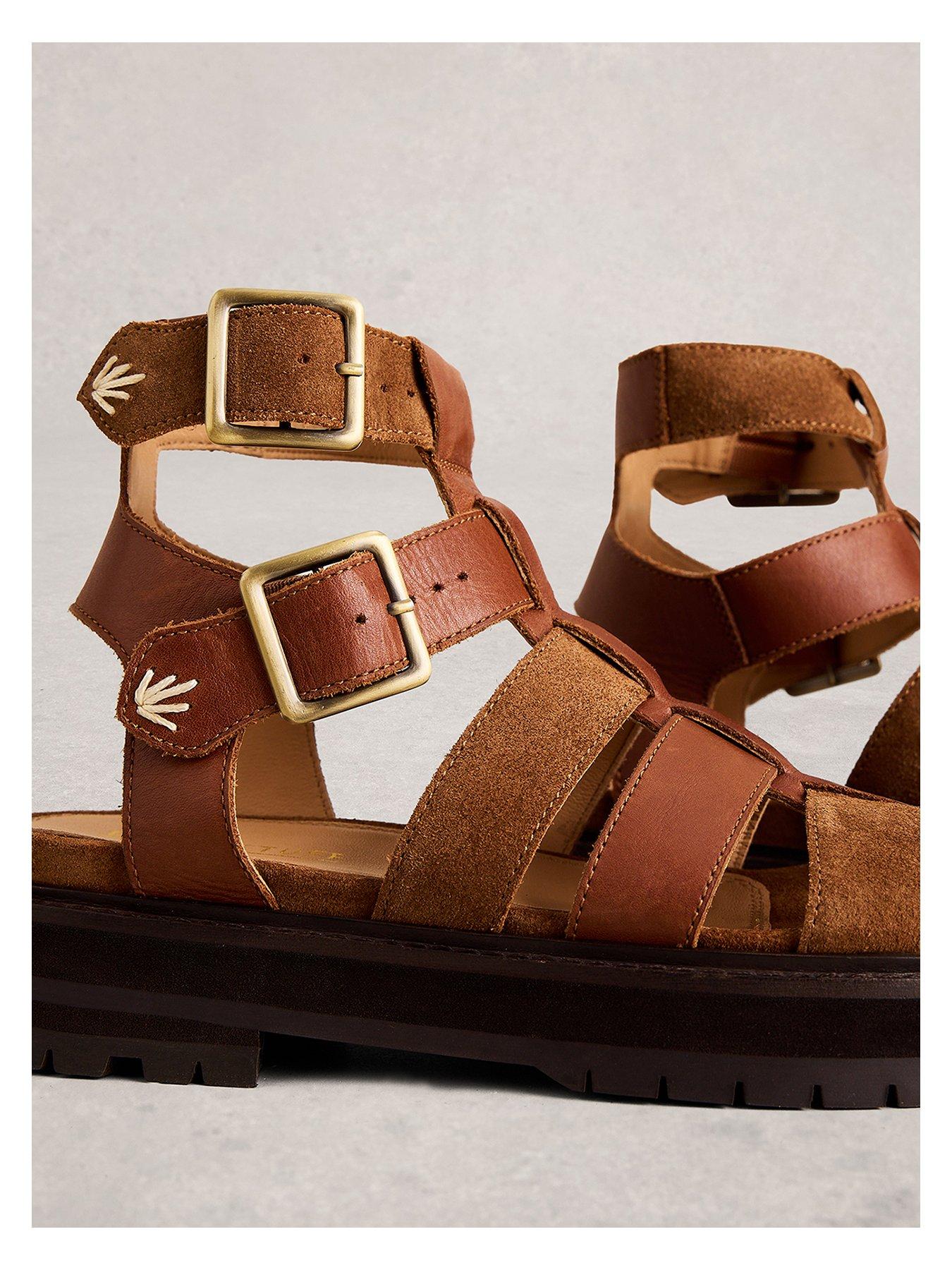 Image 4 of 4 of White Stuff Alexa Gladiator Footbed