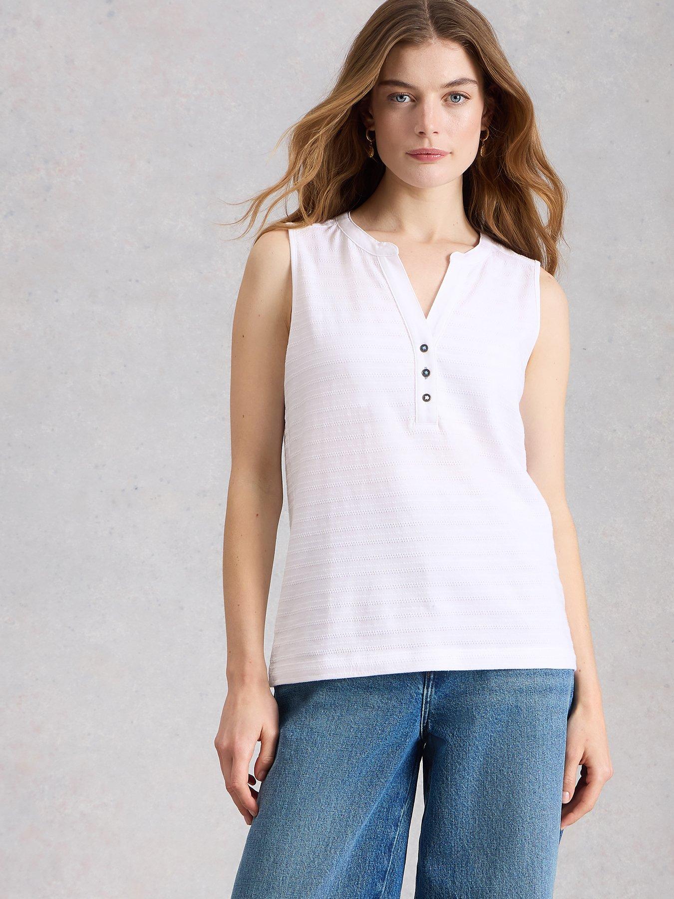 front image of white-stuff-nora-texture-notch-vest