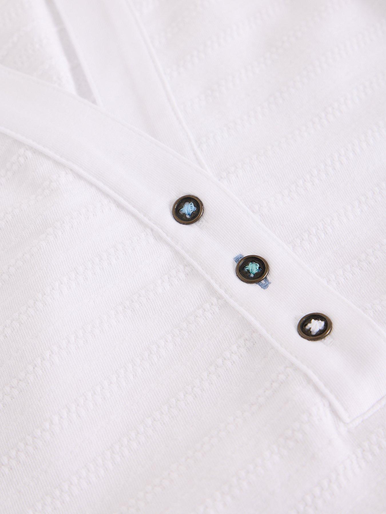 Image 6 of 6 of White Stuff Nora Texture Notch Vest - White