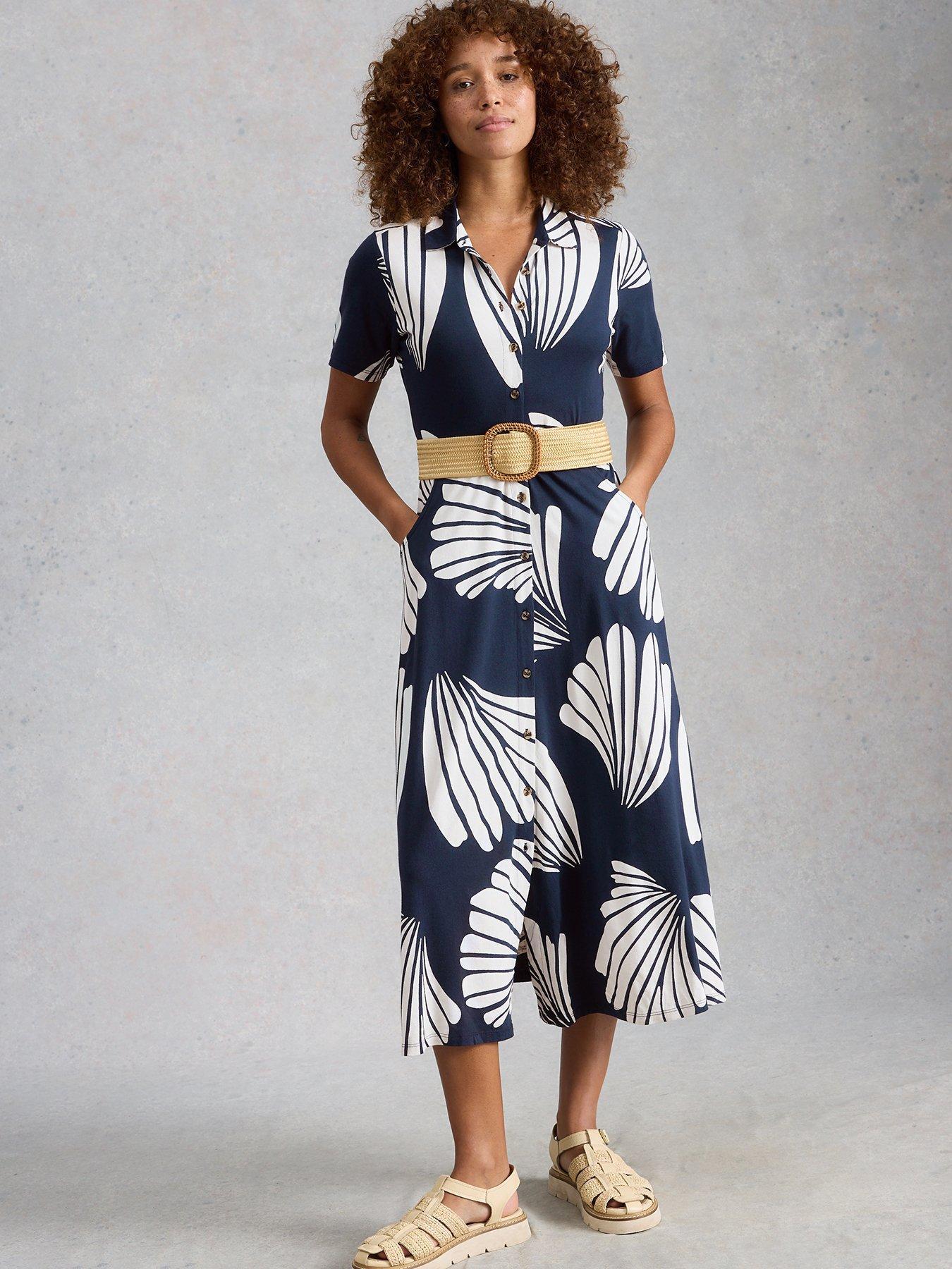 White Stuff Rua Jersey Shirt Dress