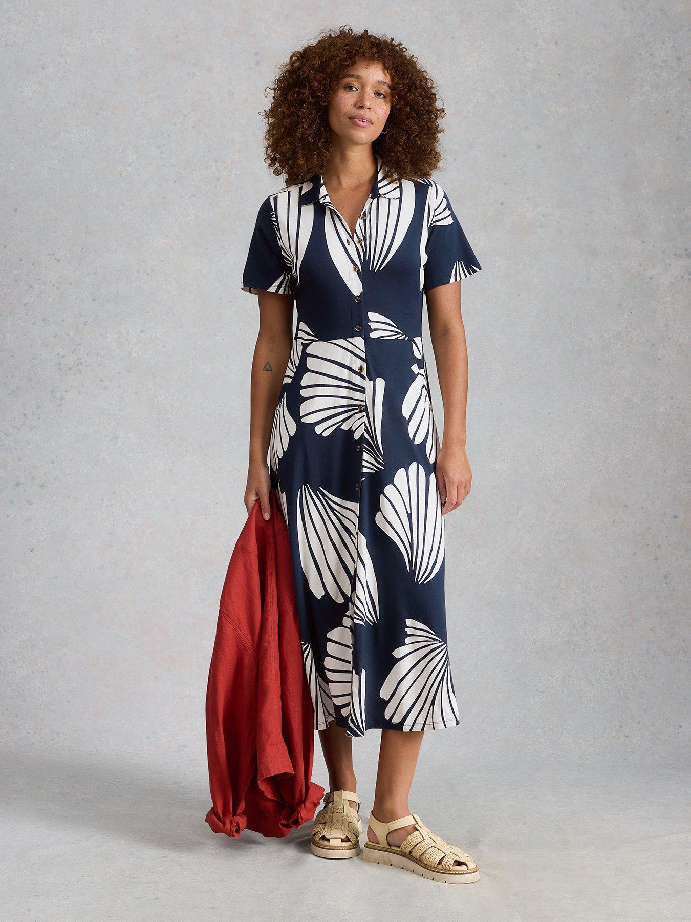  image of white-stuff-rua-jersey-shirt-dress-blue