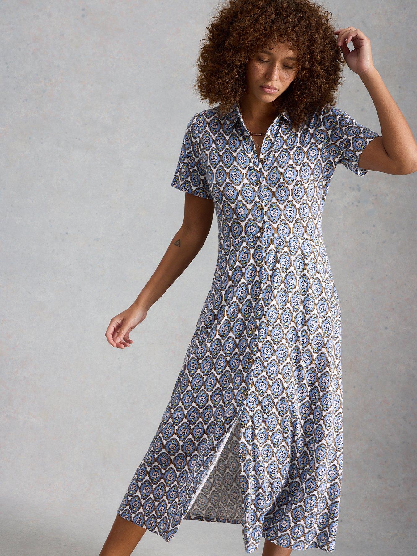 White Stuff Rua Jersey Shirt Dress