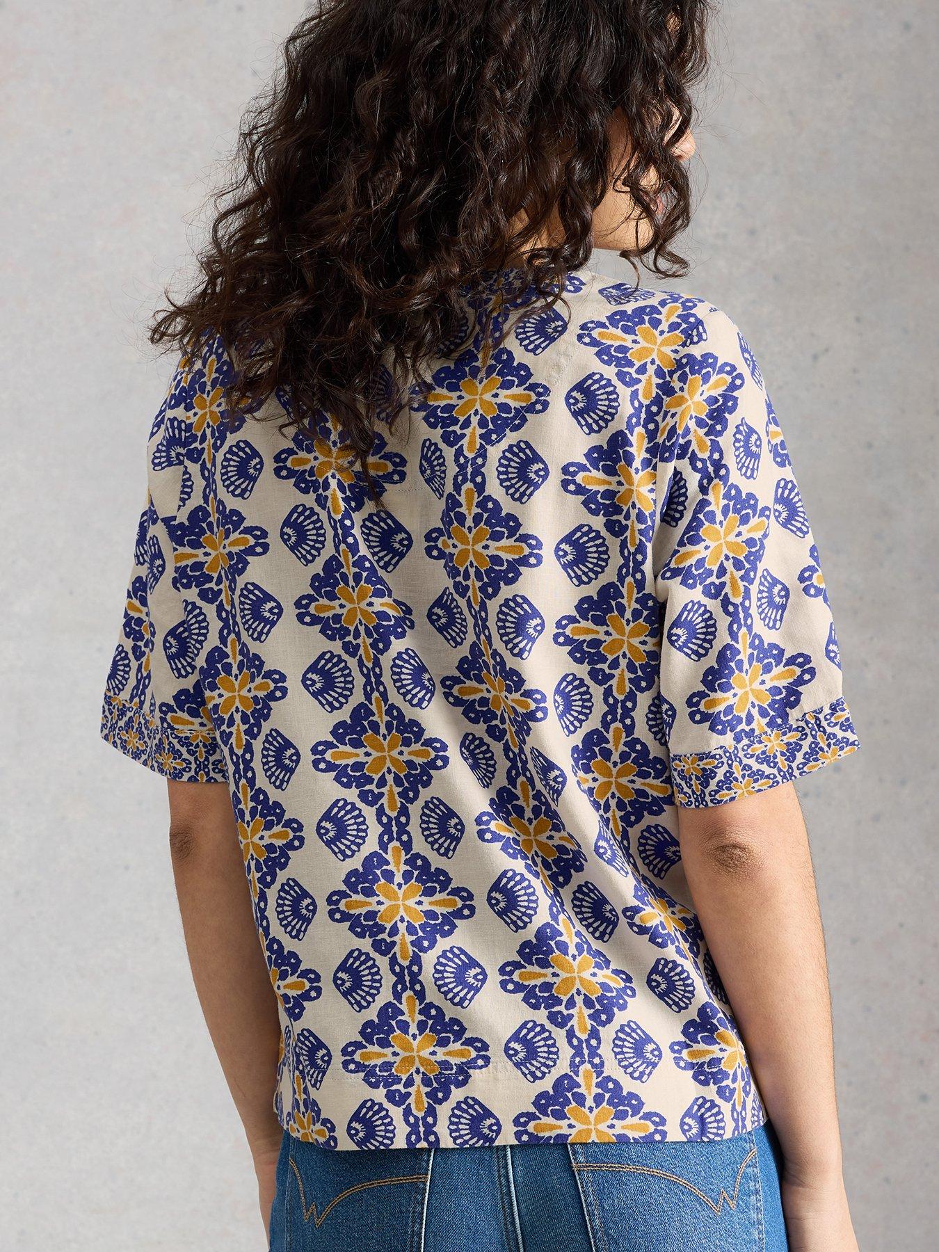  image of white-stuff-ash-linen-blend-top