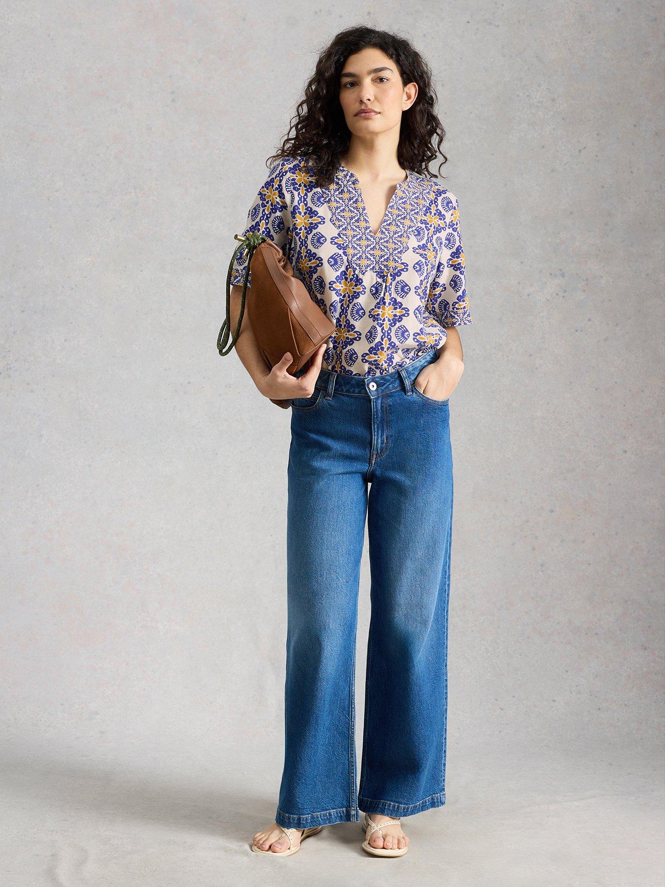  image of white-stuff-ash-linen-blend-top