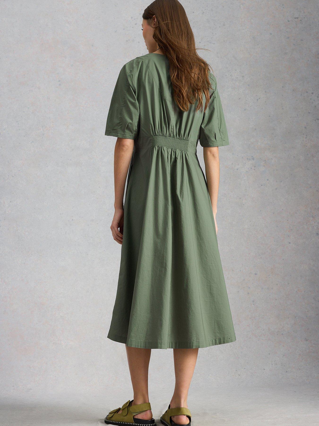 Image 2 of 6 of White Stuff Kate Button Through Midi Dress