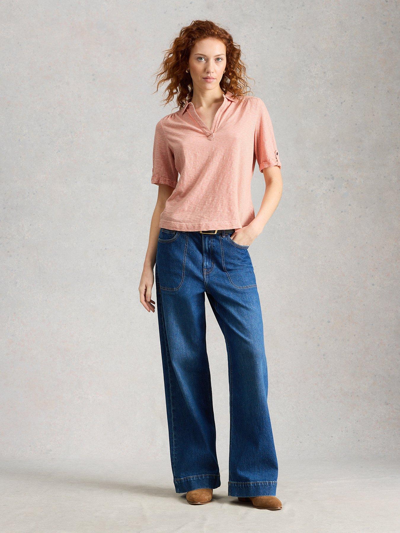  image of white-stuff-allie-ss-stripe-shirt