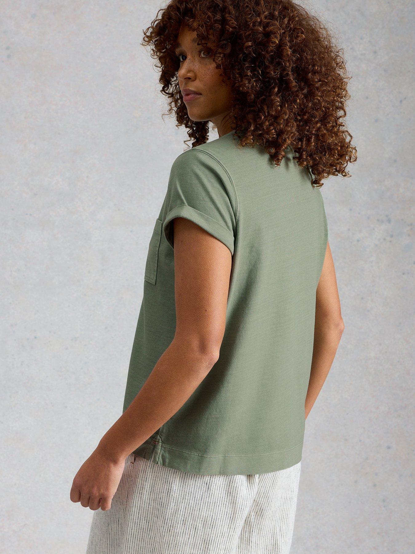 Image 2 of 6 of White Stuff Gina Tee - Green