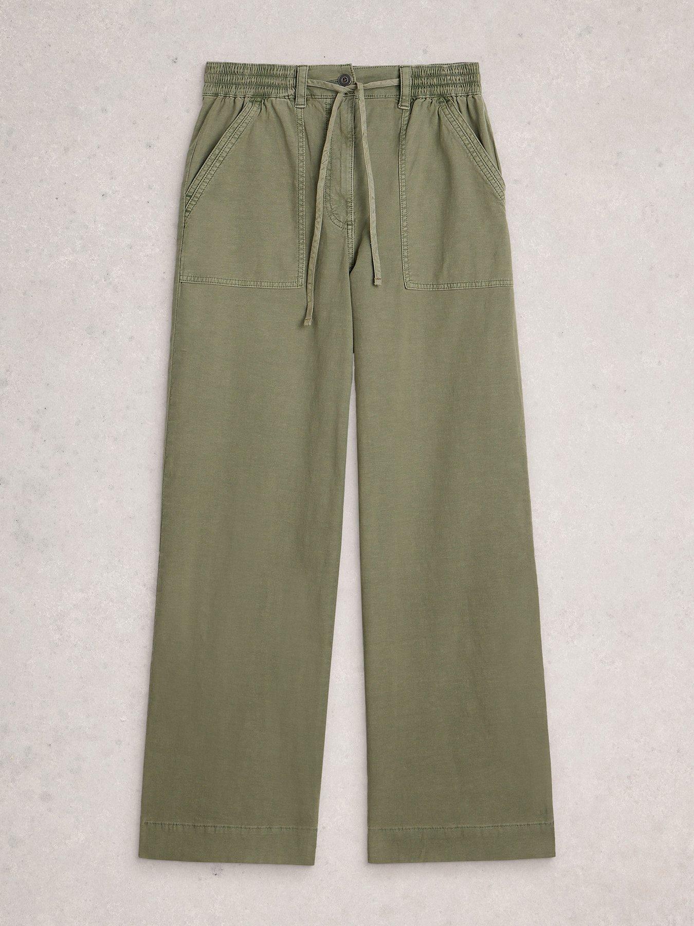  image of white-stuff-storm-wide-leg-chino-trouser