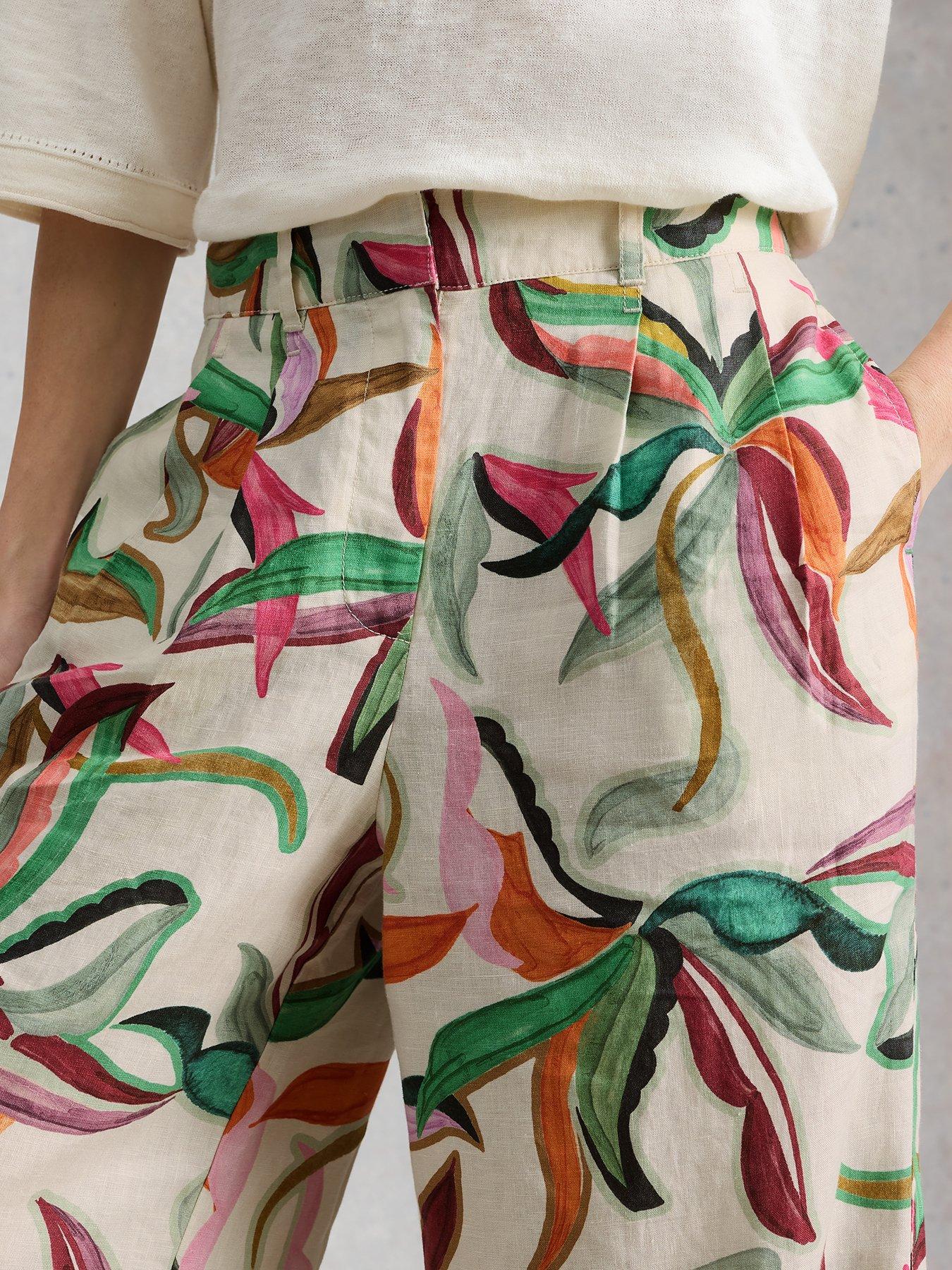Image 4 of 6 of White Stuff Sasha Wide Leg Linen Trouser