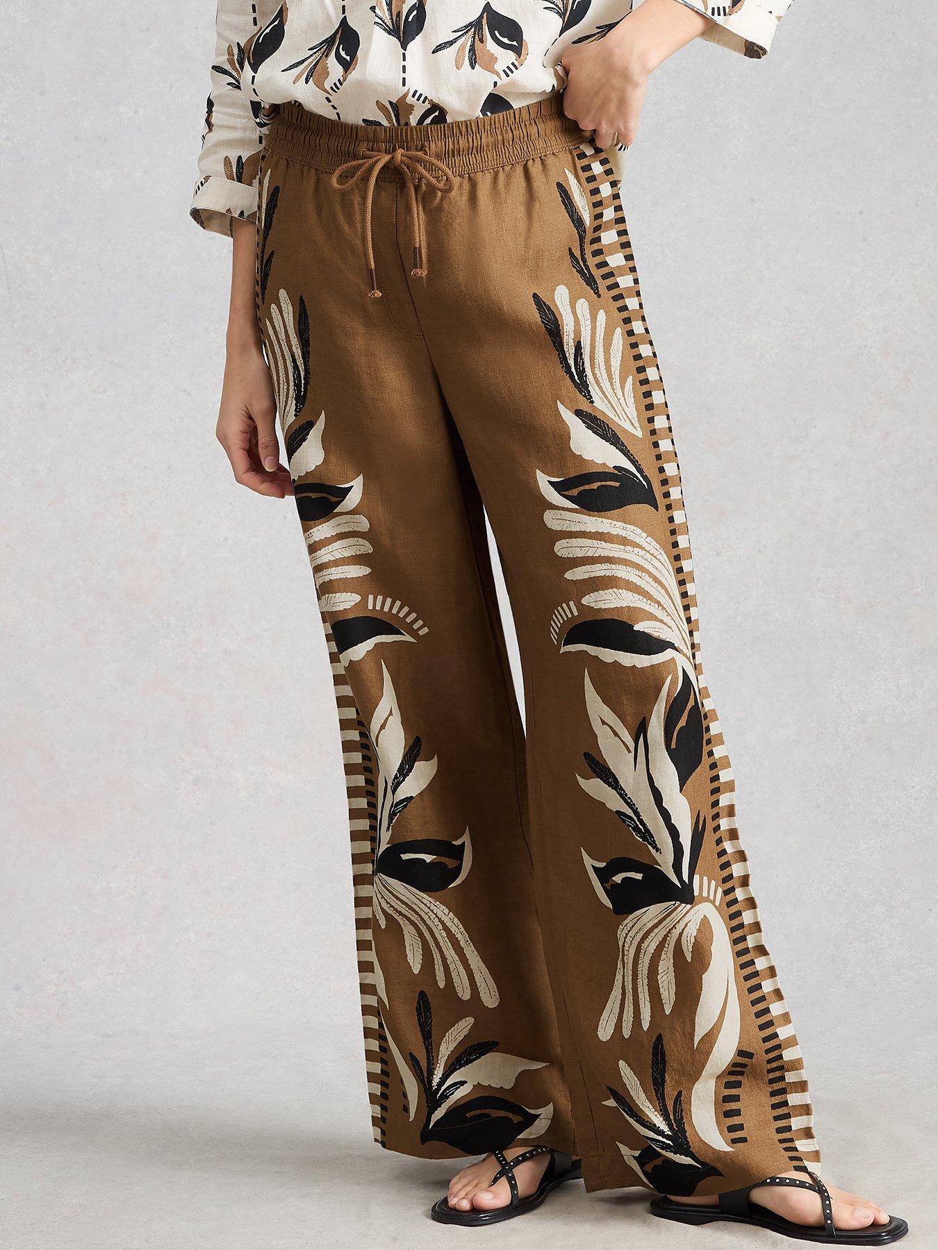 Image 1 of 6 of White Stuff Ally Linen Wide Leg Trouser
