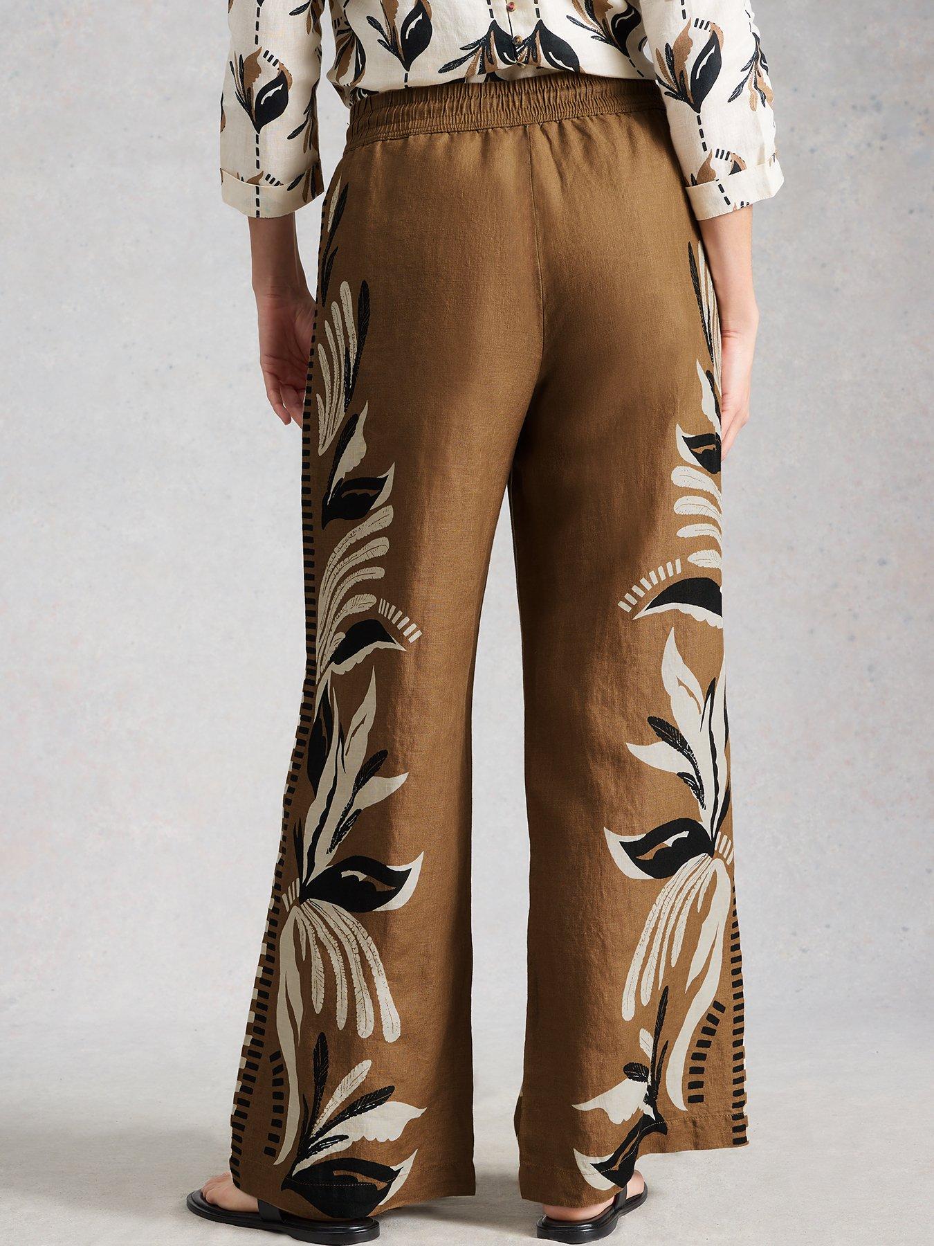 Image 2 of 6 of White Stuff Ally Linen Wide Leg Trouser