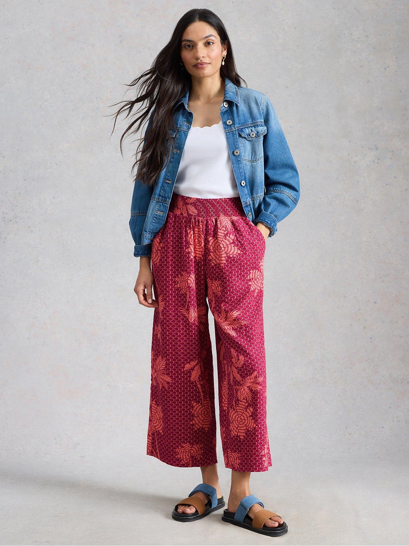 White Stuff Shelly Linen Blend Culotte