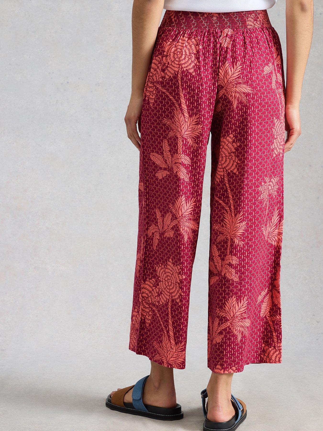  image of white-stuff-shelly-linen-blend-culotte