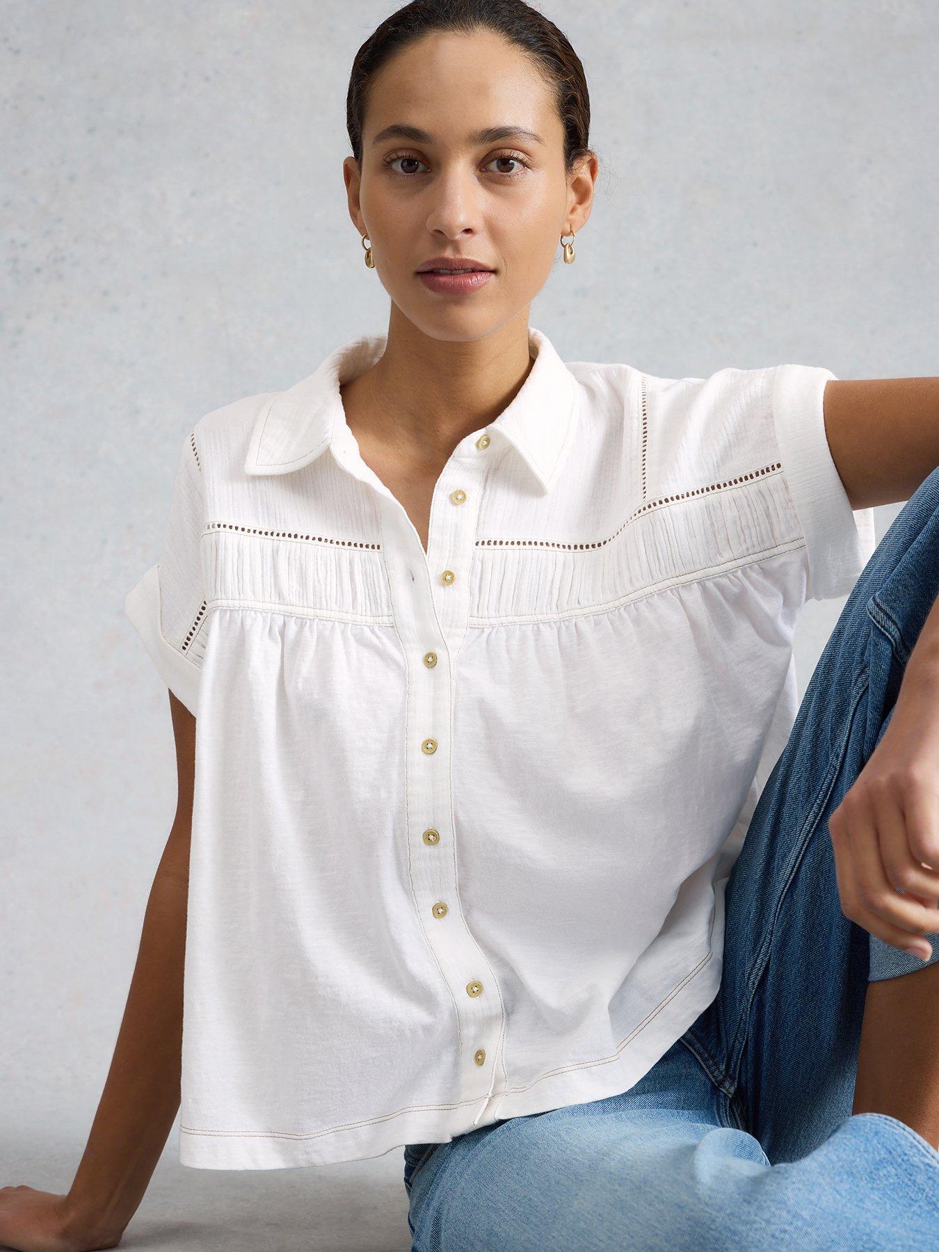 Image 1 of 6 of White Stuff Didi Double Cloth Shirt