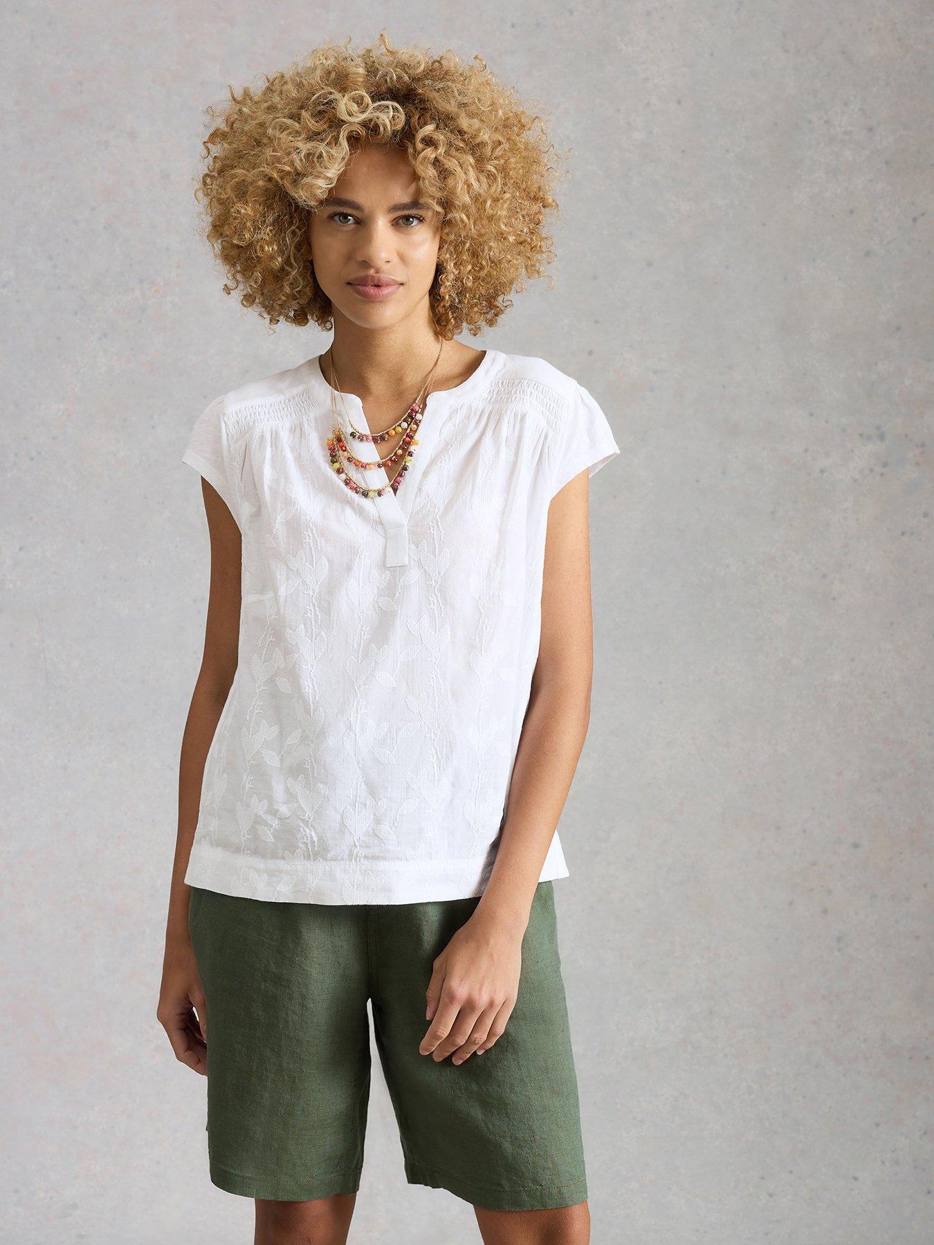 White Stuff Amelia Embroidery Top