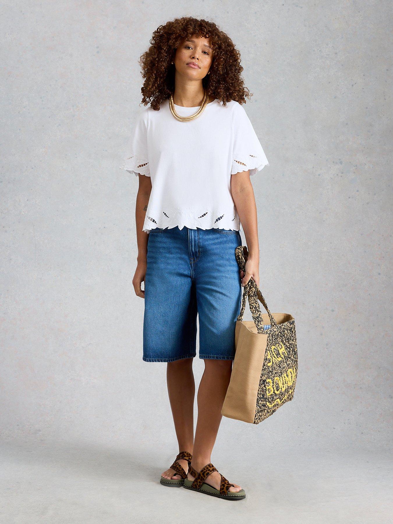  image of white-stuff-colleen-cutwork-tee