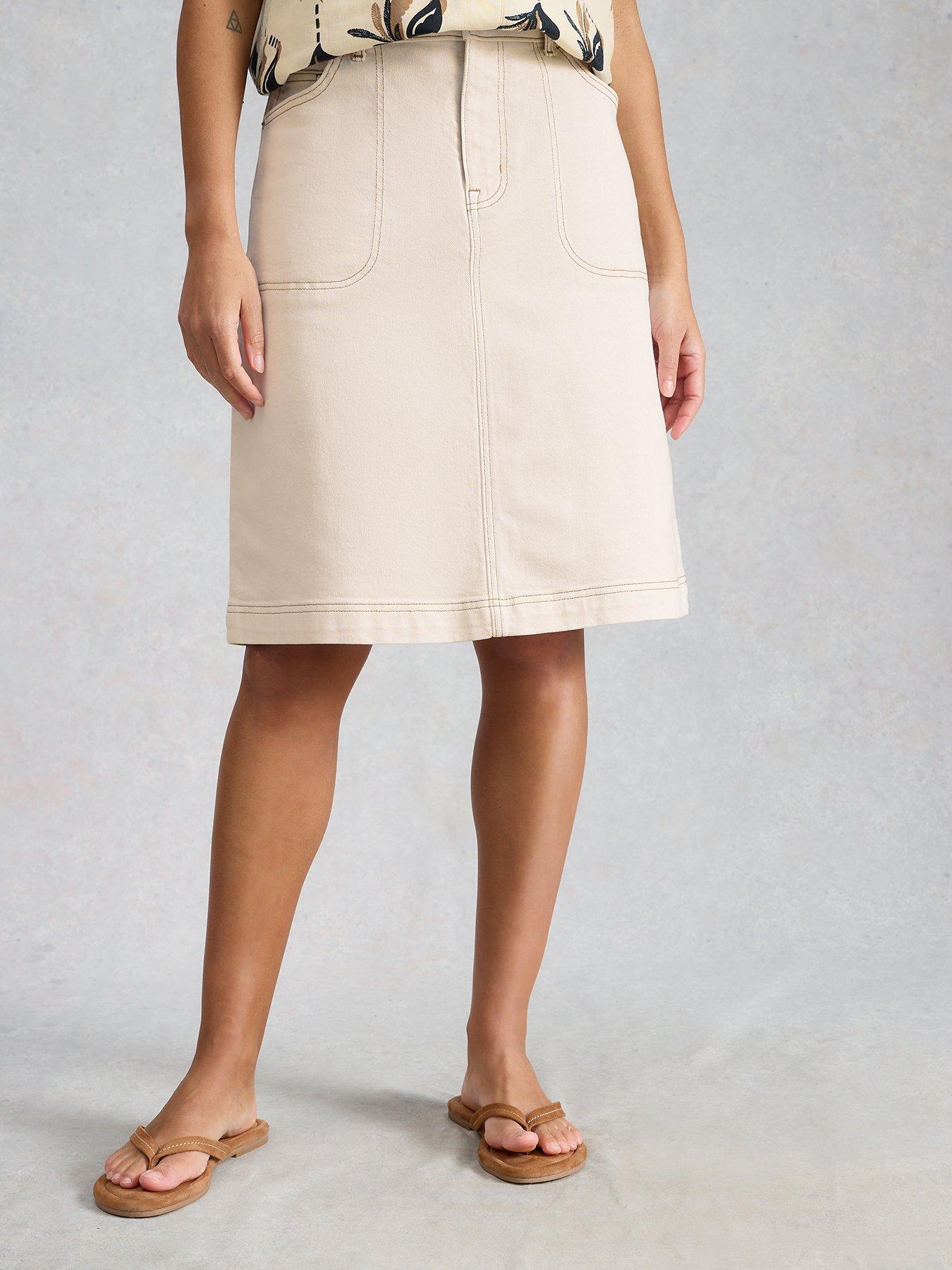 White Stuff Tia Denim Skirt