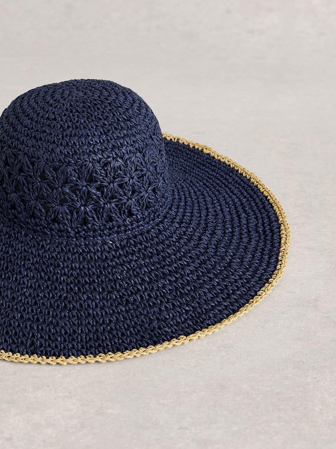 Image 2 of 2 of White Stuff Wide Brim Crochet Hat
