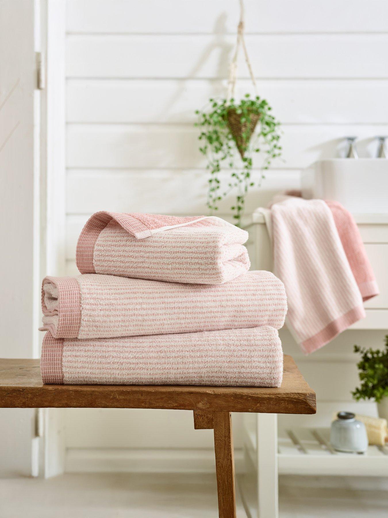 Image 1 of 4 of The Lyndon Co TLC Willow Weave Stripe Towel Collection
