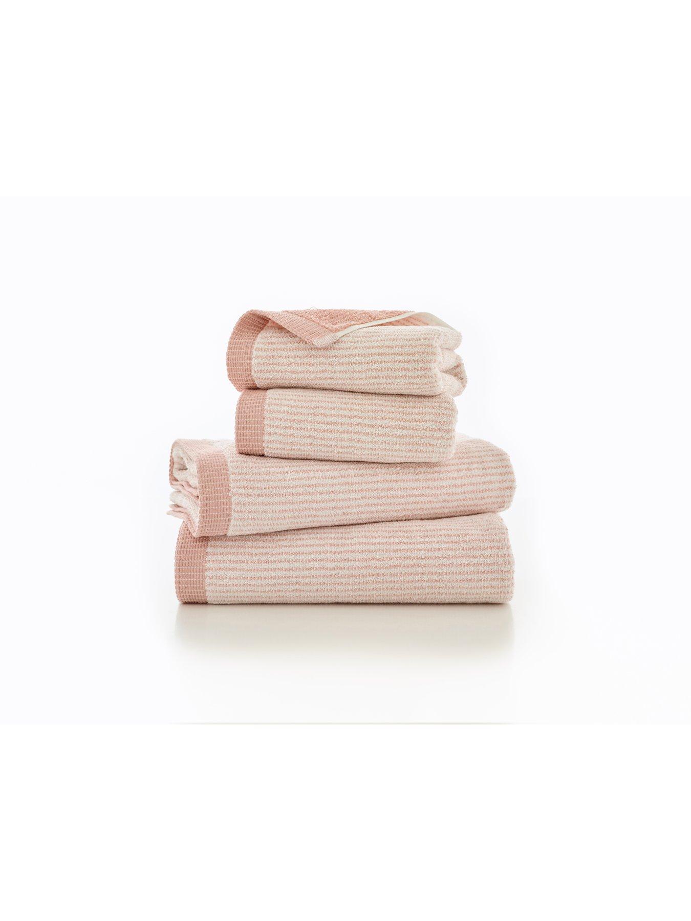 Image 4 of 4 of The Lyndon Co TLC Willow Weave Stripe Towel Collection