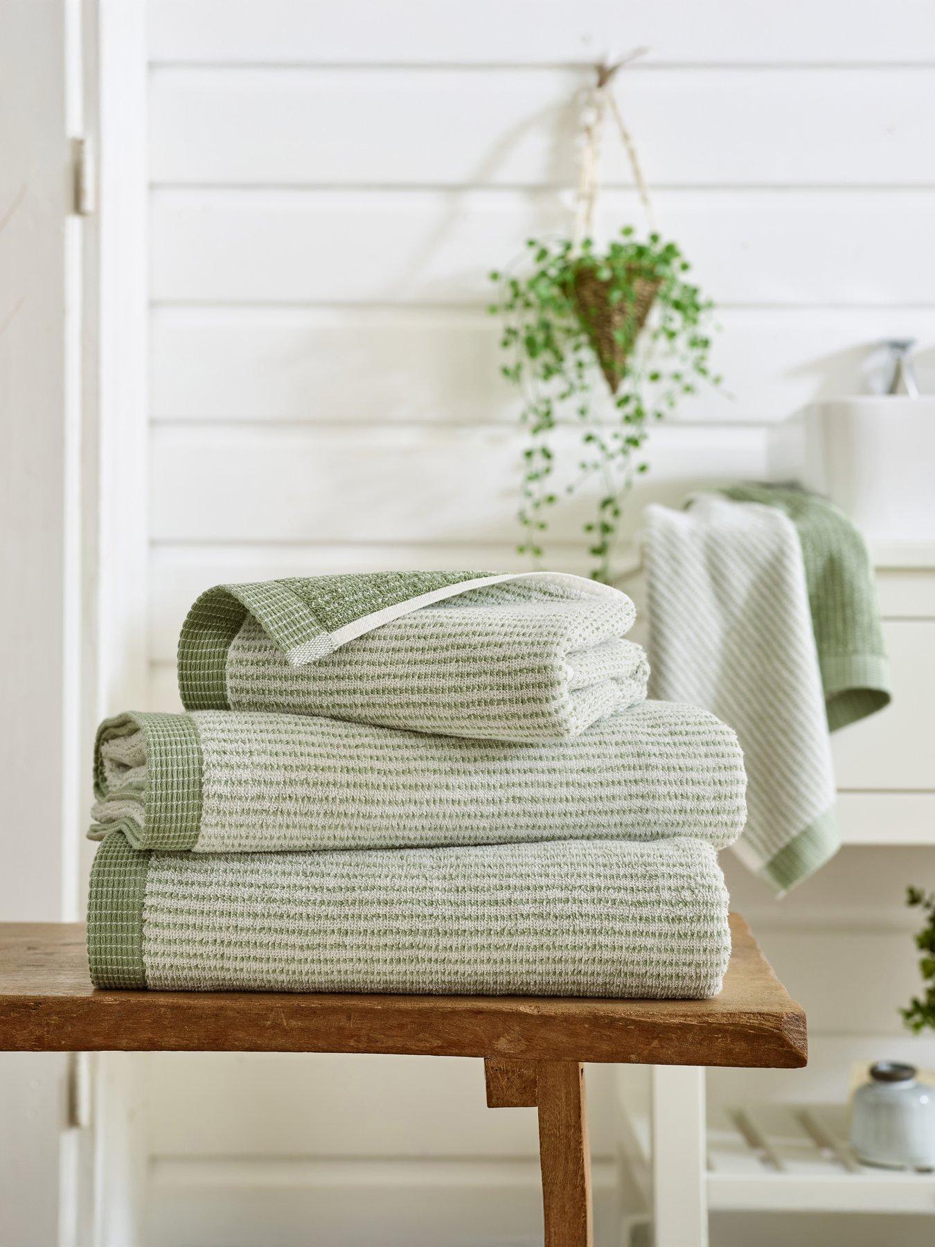 The Lyndon Co TLC Willow Weave Stripe Towel Collection