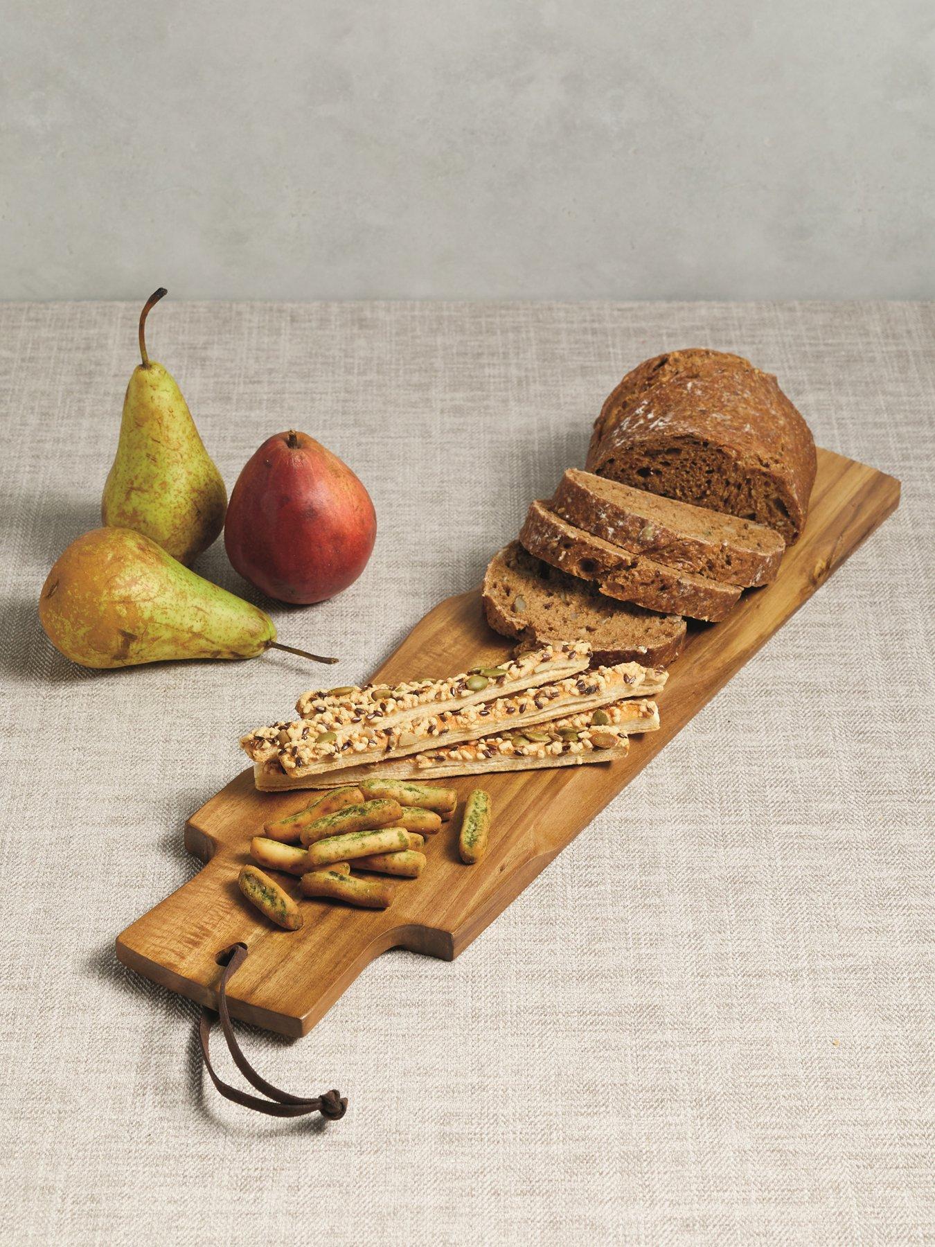 Image 2 of 5 of Artesa Acacia Wood Long Appetiser Serving Boards - Set of 2