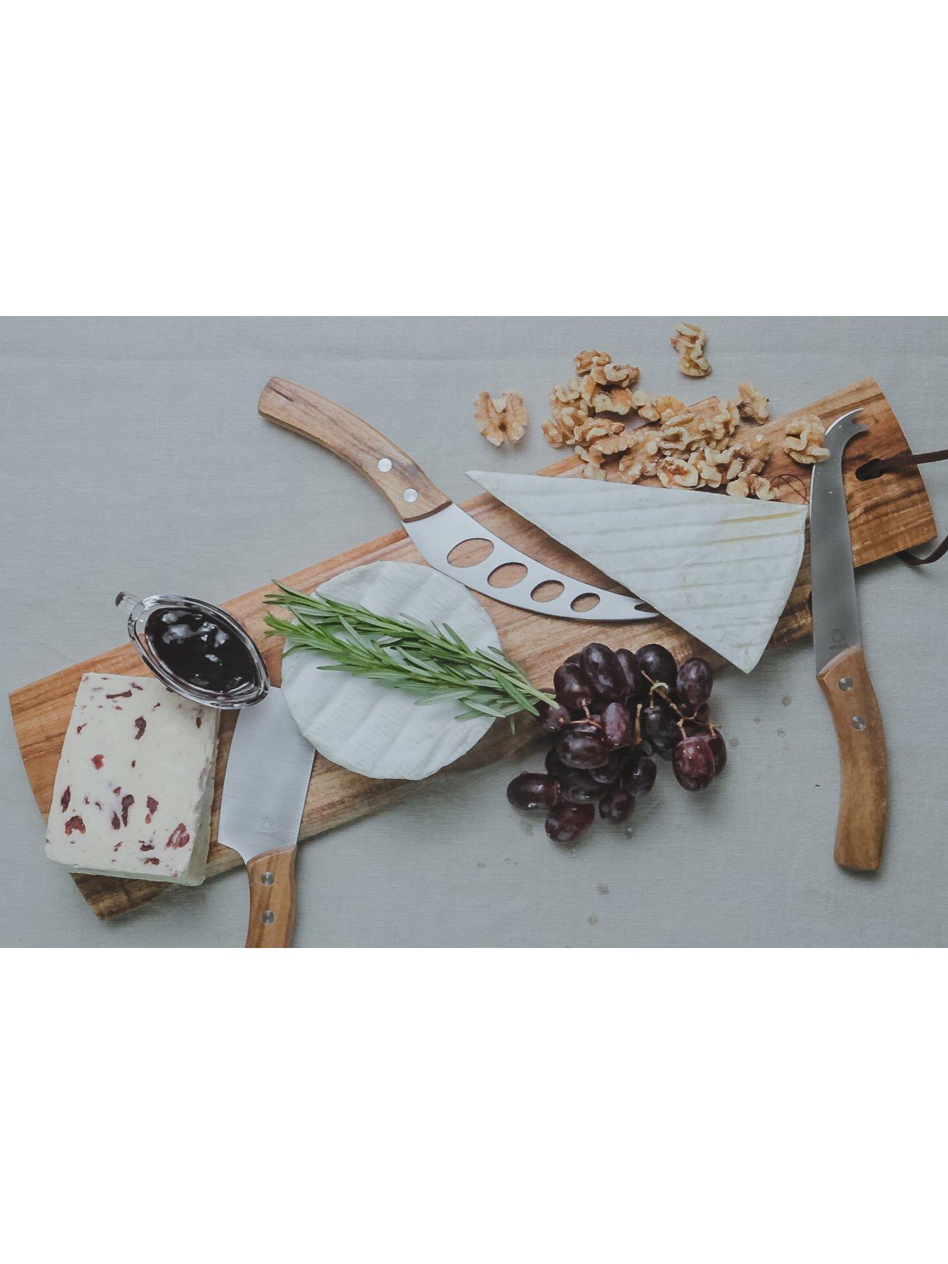 Image 3 of 5 of Artesa Acacia Wood Long Appetiser Serving Boards - Set of 2
