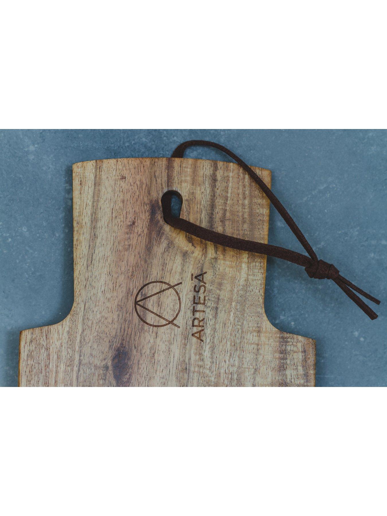 Image 5 of 5 of Artesa Acacia Wood Long Appetiser Serving Boards - Set of 2