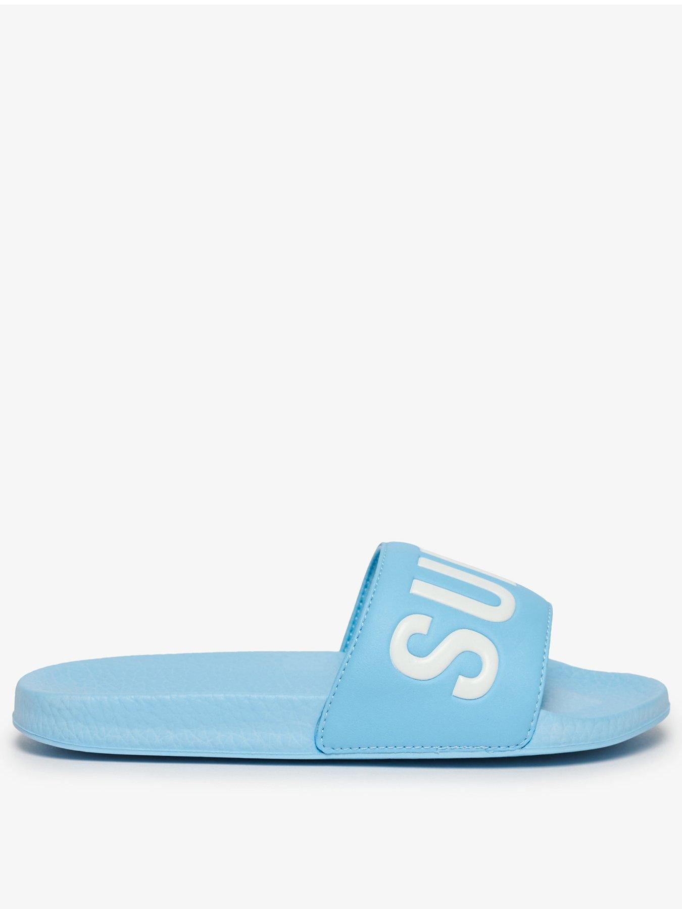  image of superdry-printed-aop-flip-flop-blue