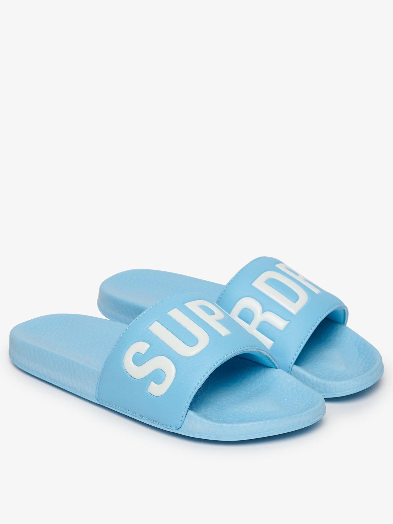  image of superdry-printed-aop-flip-flop-blue