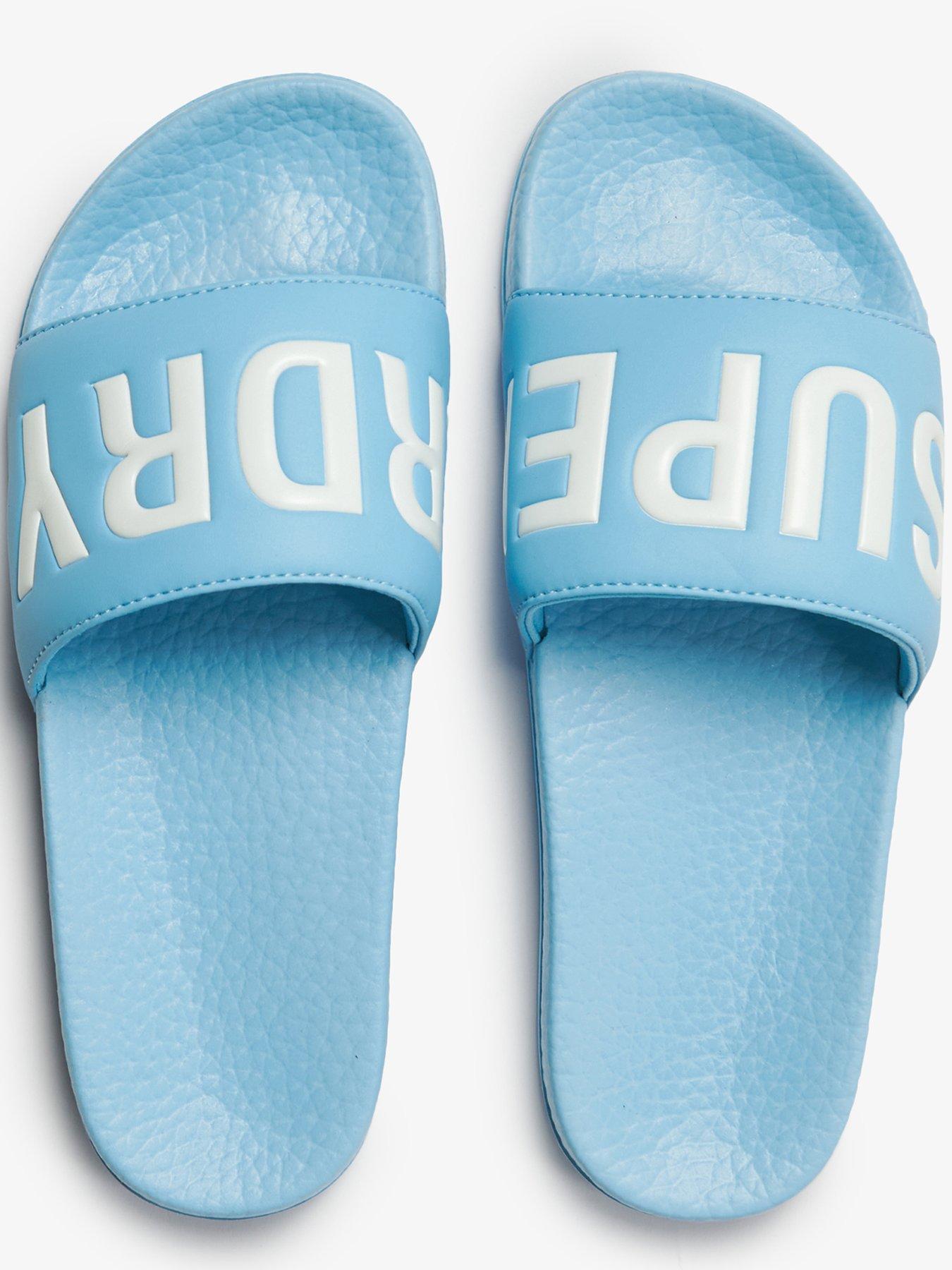  image of superdry-printed-aop-flip-flop-blue