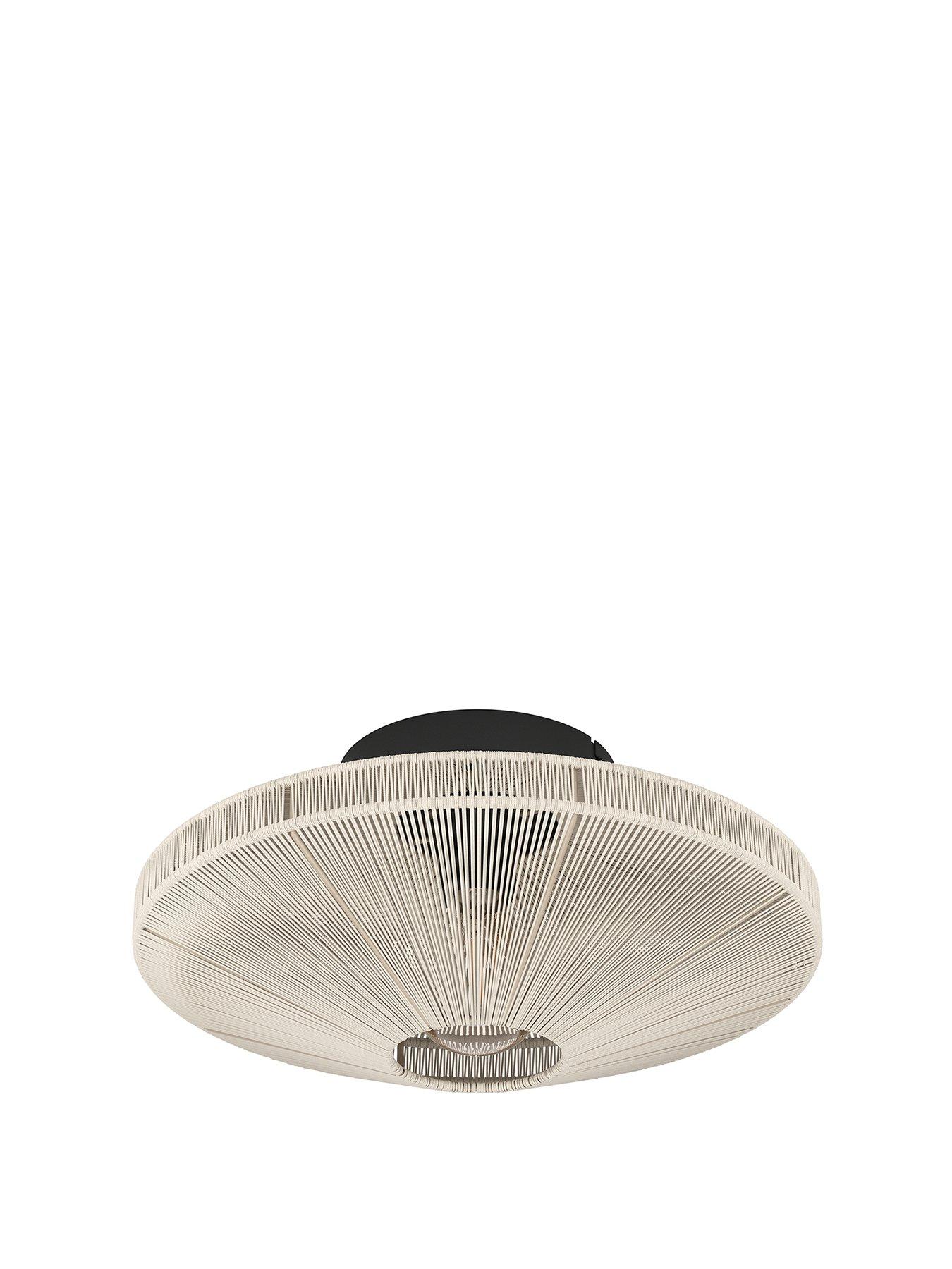 Image 2 of 4 of Eglo Midsumer Timeless Fabric Ceiling Light