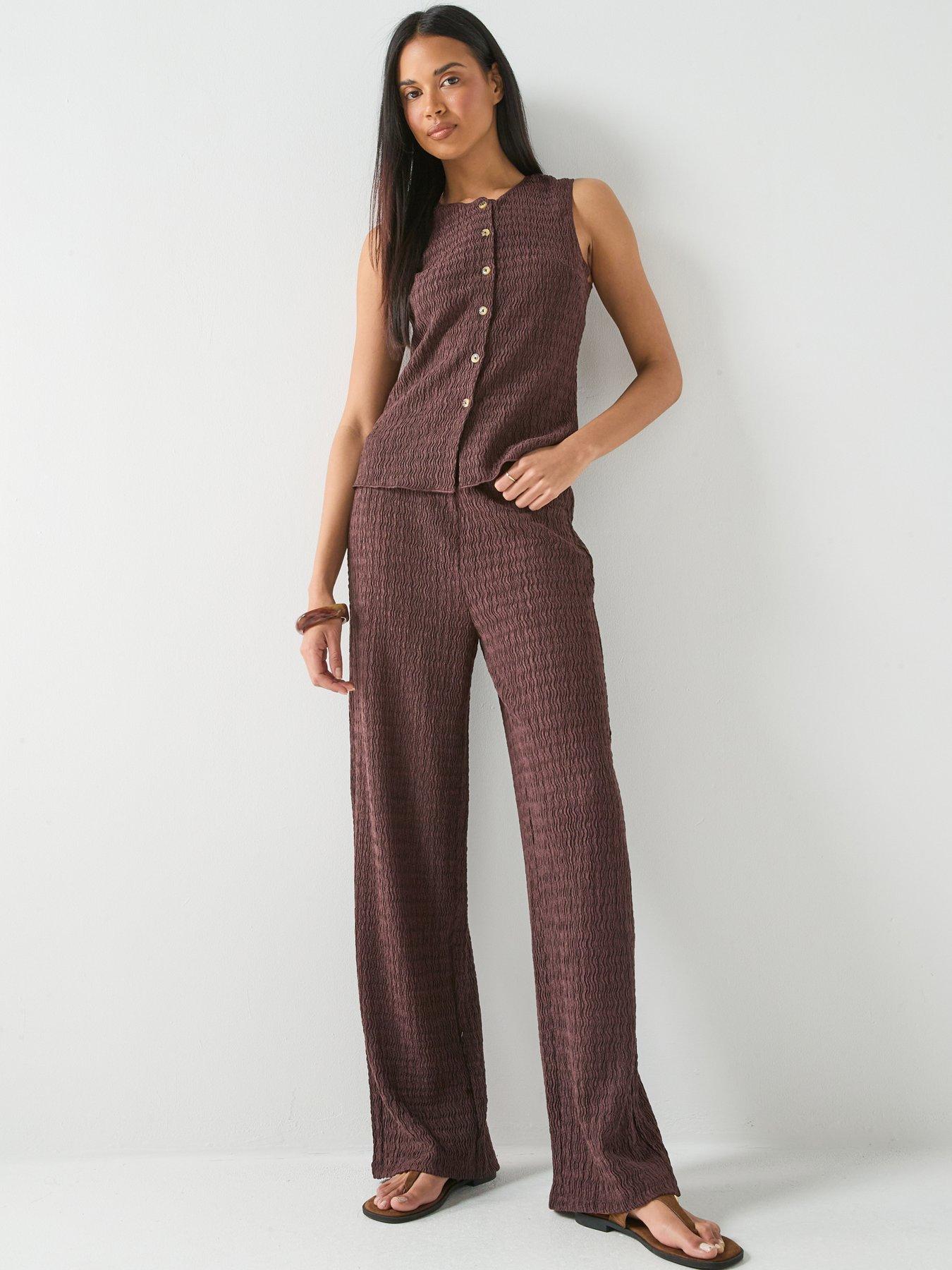 Image 3 of 6 of Only Onlilse Structure Vest - Deep Mahogany
