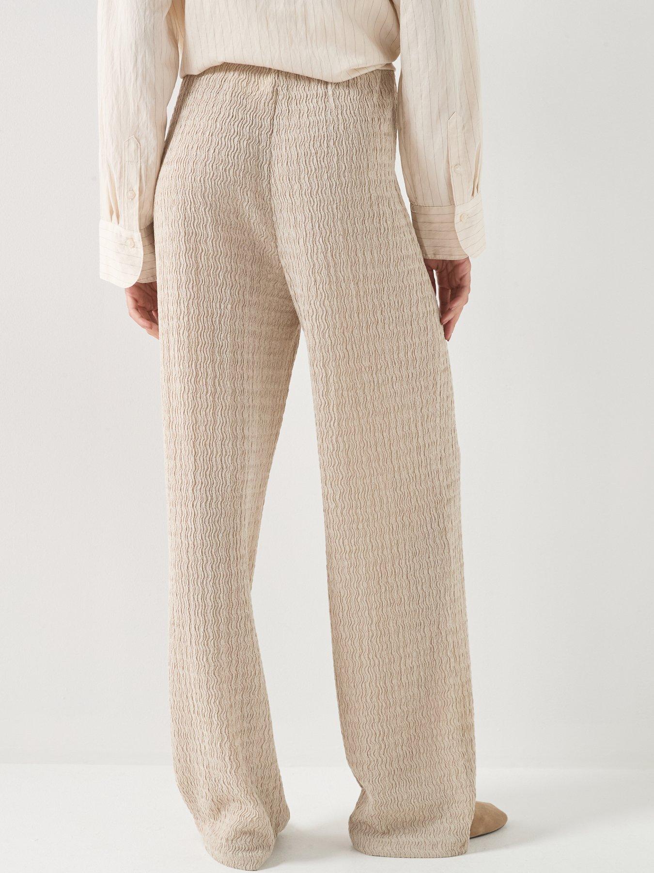  image of only-onlilse-regular-fit-co-ord-trousers-silver-lining