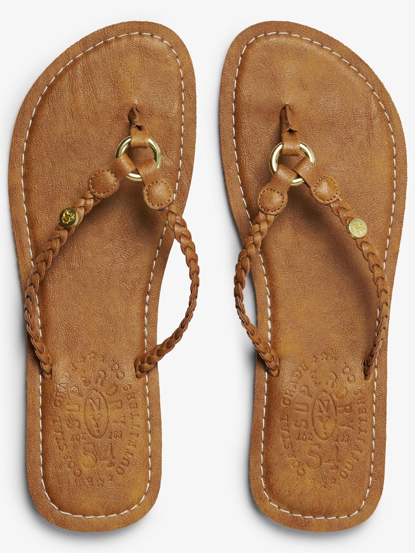 Image 4 of 7 of Superdry Essential Flip Flop - Brown