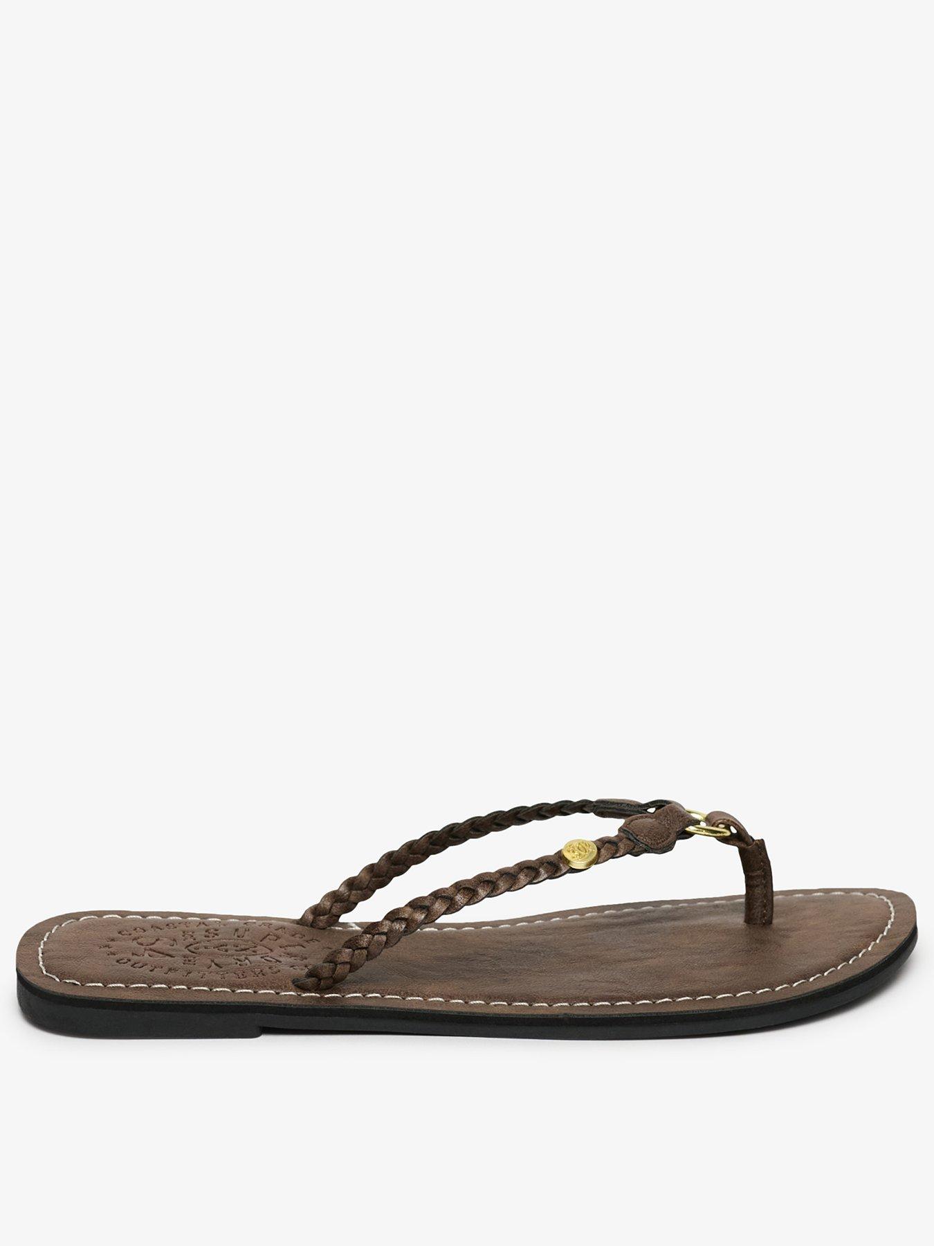  image of superdry-pool-sliders-brown