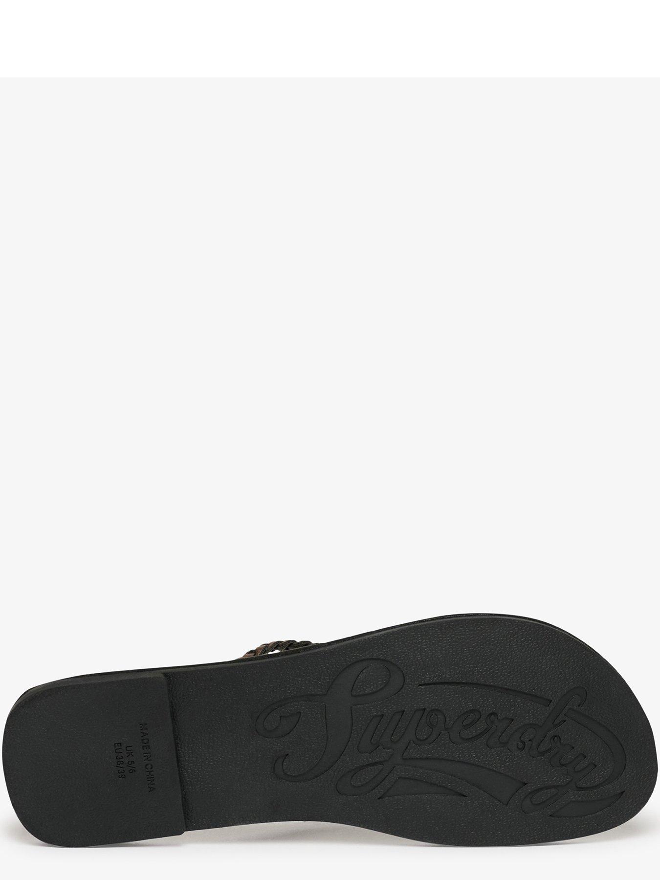  image of superdry-pool-sliders-brown