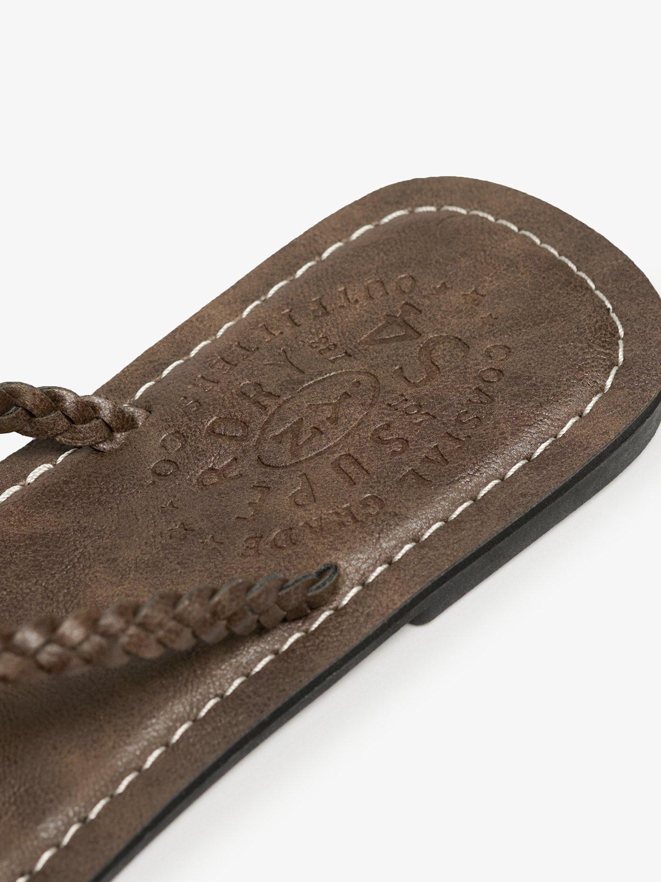  image of superdry-pool-sliders-brown